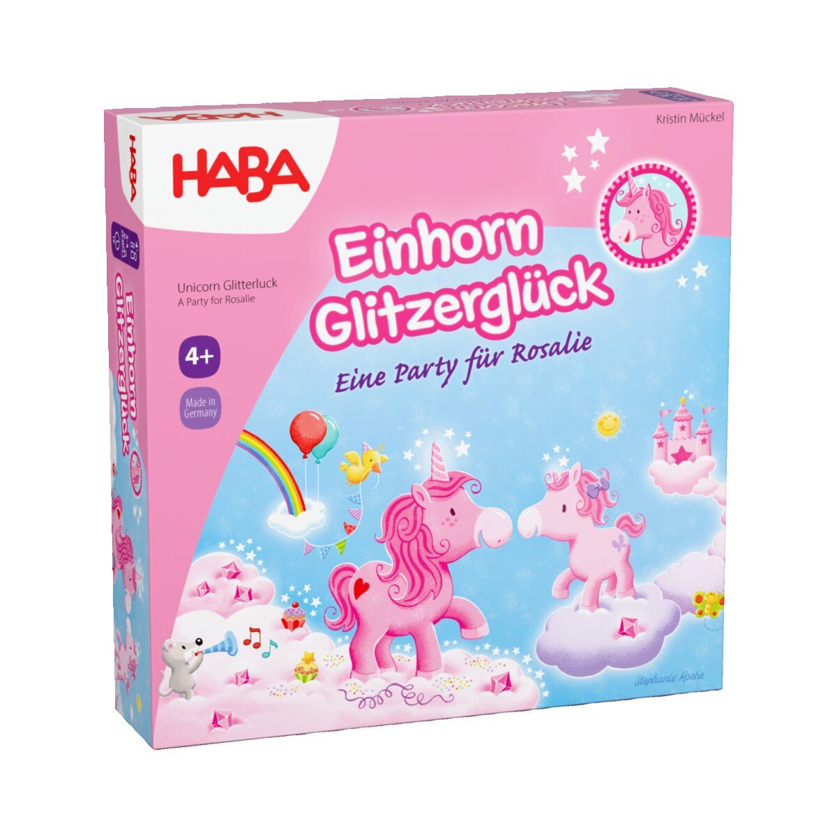 Haba Spiel Einhorn Glitzerglück Eine Party für Rosalie, Lernspiel