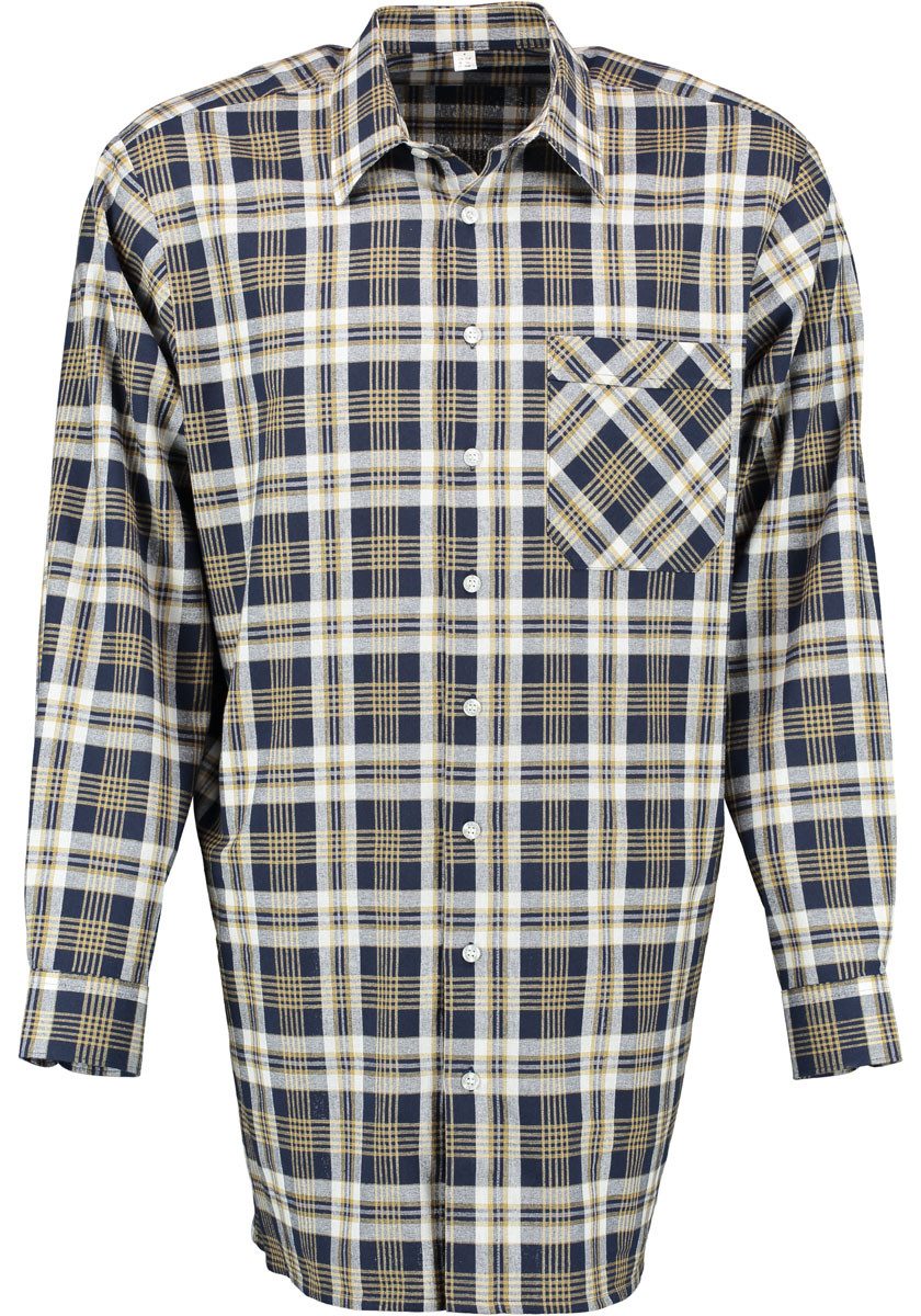 Condor Langarmhemd Sorleto 90cm langes Herren Langarm Arbeitshemd günstig online kaufen