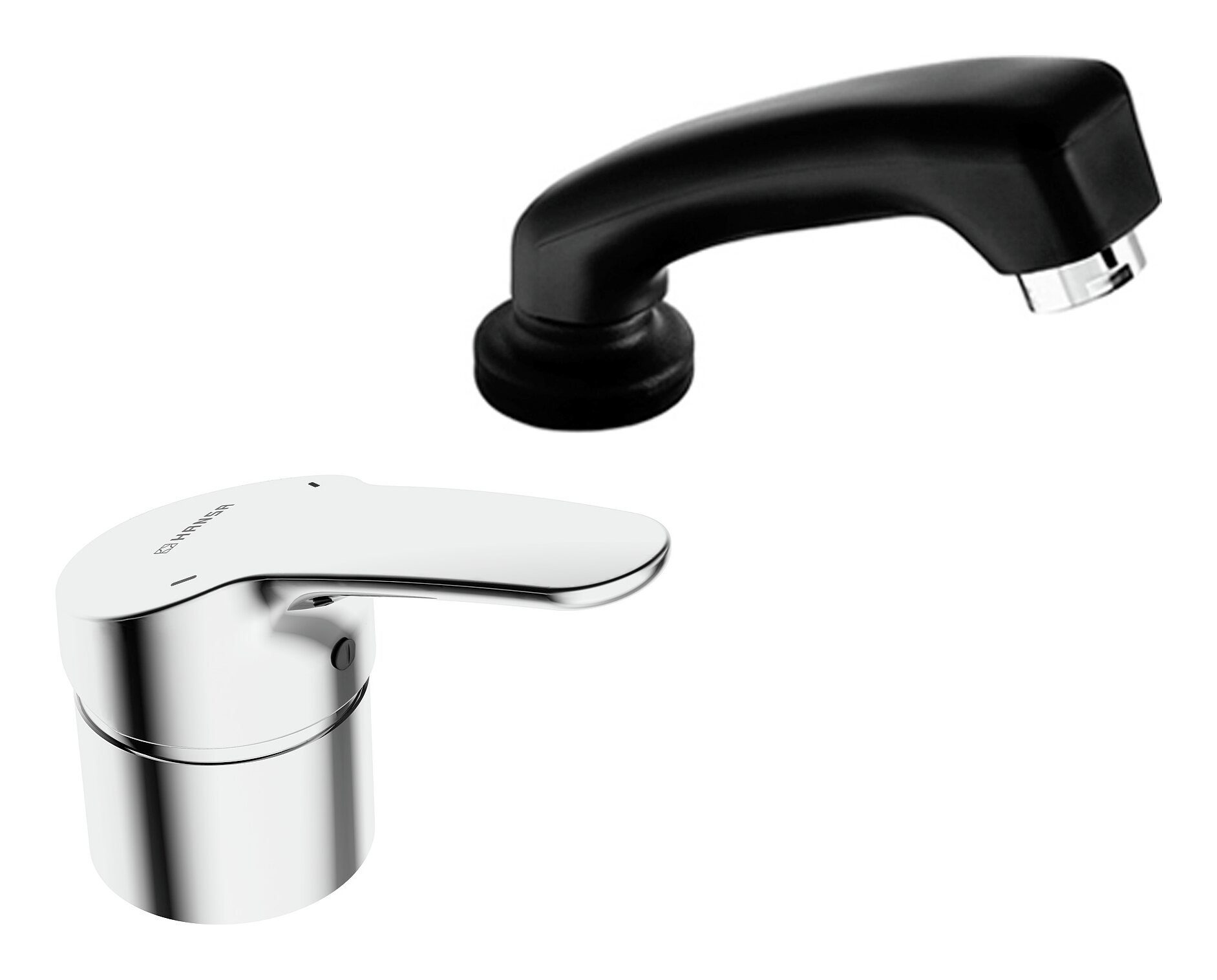 HANSA Waschtischarmatur Hansamix Einhand-Einlochbatterie für Friseur