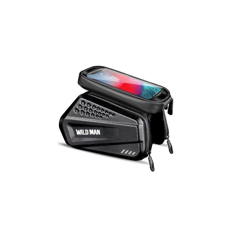 Fahrradtasche WILDMAN ES6 Fahrradrahmentasche 1,2 l Schwarz