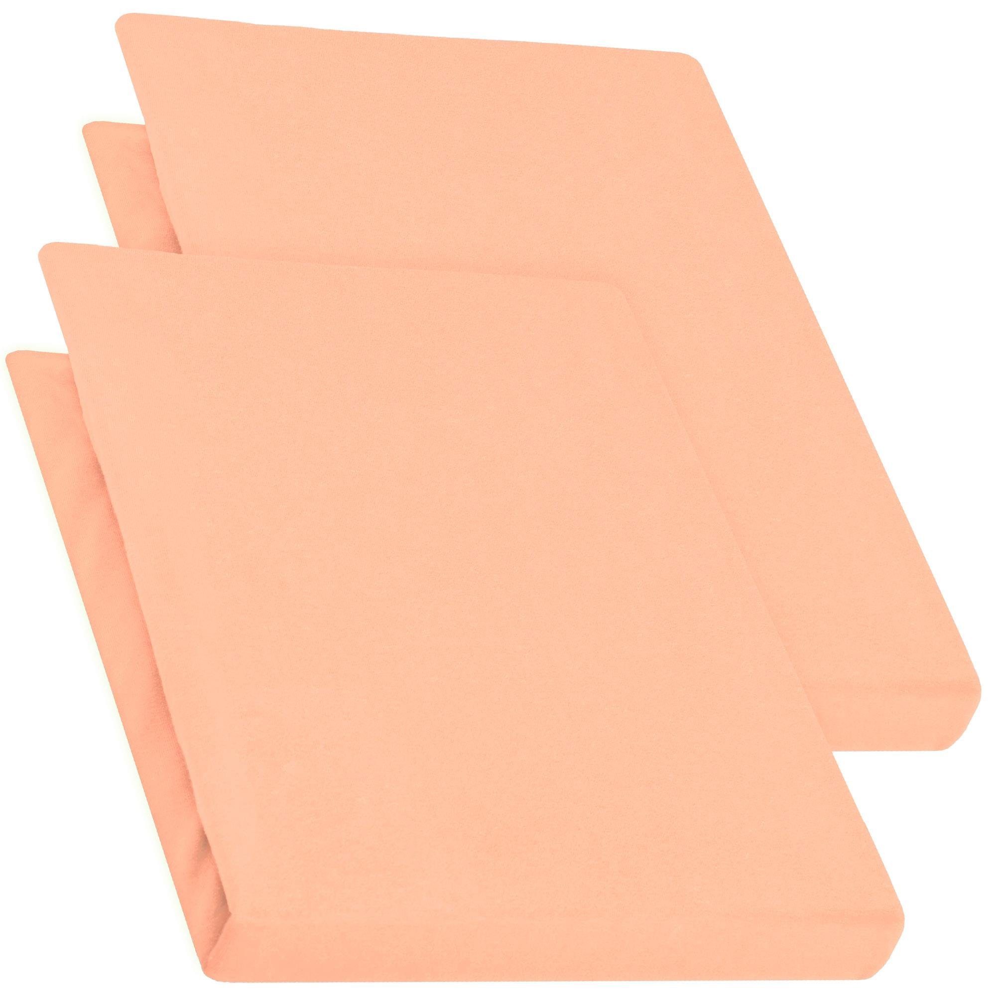 aqua-textil Spannbettlaken Pur Spannbetttuch Jersey 2erSet günstig online kaufen