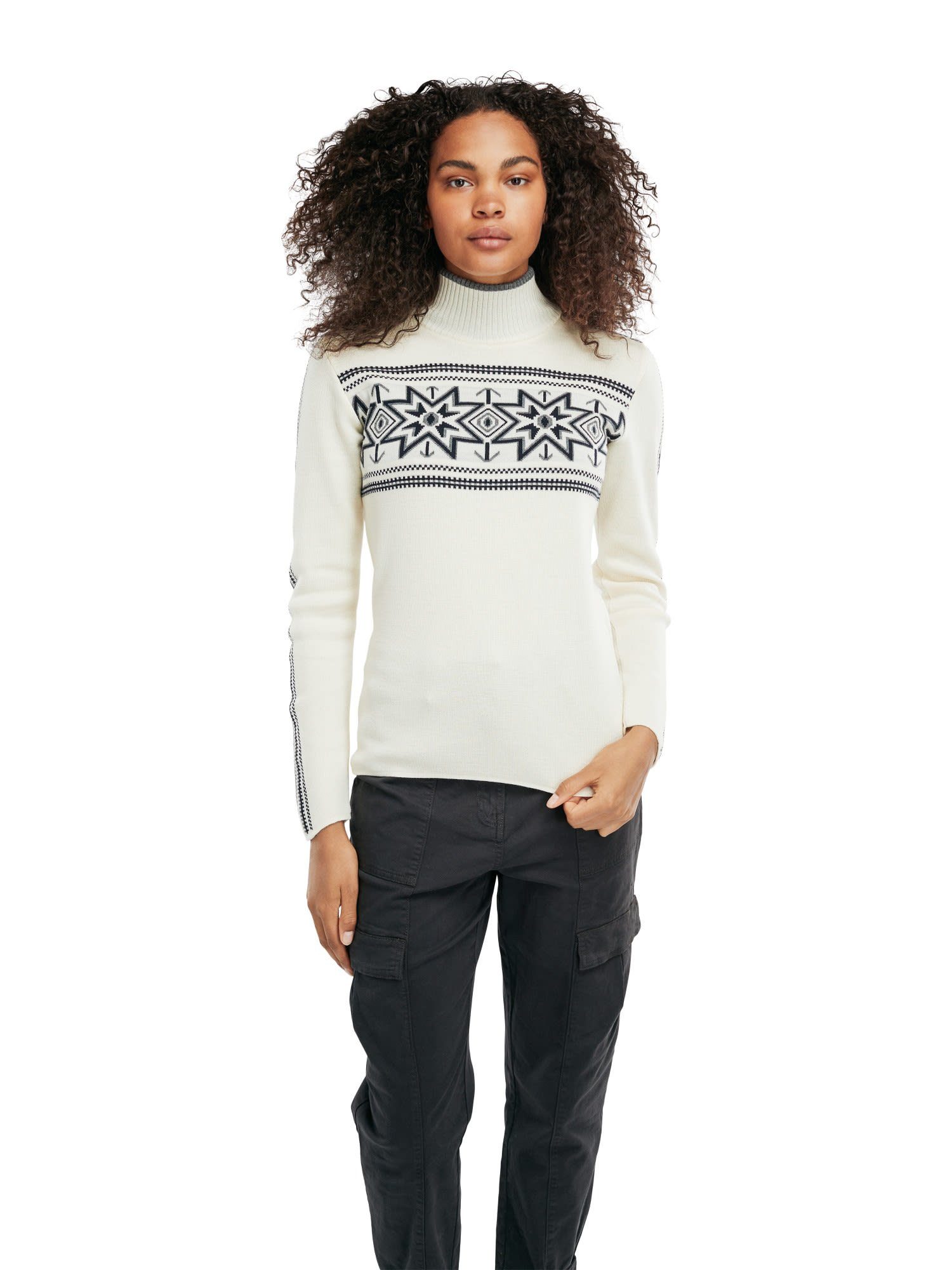 W Navy Norway Of Dale Tindefjell Damen of Offwhite Dale Sweater Smoke Norway - Longpullover -