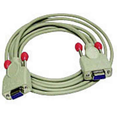 Lindy Nullmodem-Kabel 9 pol. Kupplung - Kabel Computer-Kabel