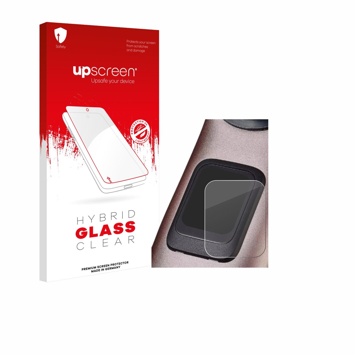 upscreen Displayschutzglas Folie für Specialized Turbo Levo 4, Schutzfolie Glas Panzer Display Schutz klar
