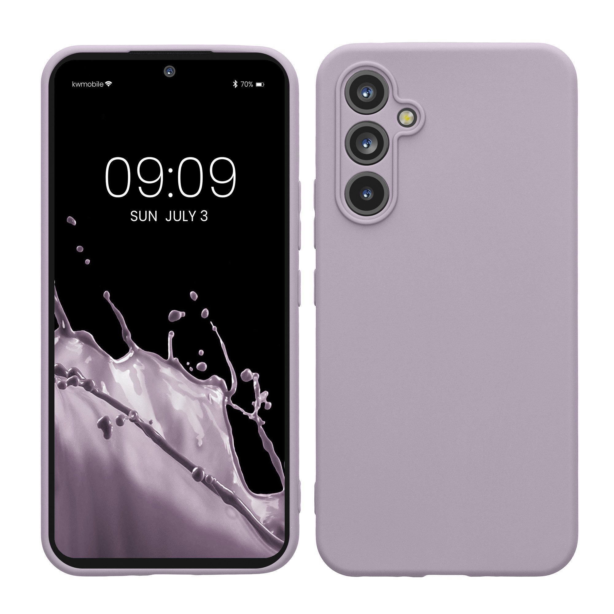 kwmobile Smartphone-Hülle Handyhülle für Samsung Galaxy A54 5G Hülle, Weiches Handy Silikon Case - Schutzhülle Cover