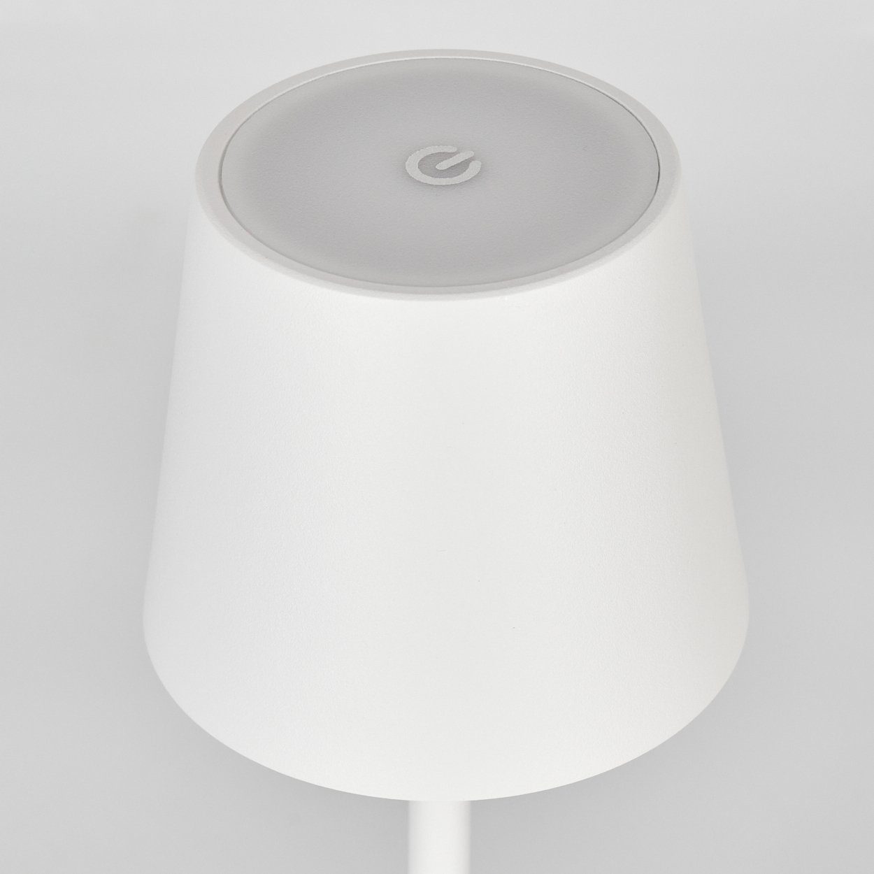 Weiß, änderbar, Metall/Kunststoff LED USB Ladefunktion, in aus Tischleuchte hofstein und Außen-Tischleuchte wechselbar, C, mit Lichtfarbe Touchdimmer IP54 dimmbare