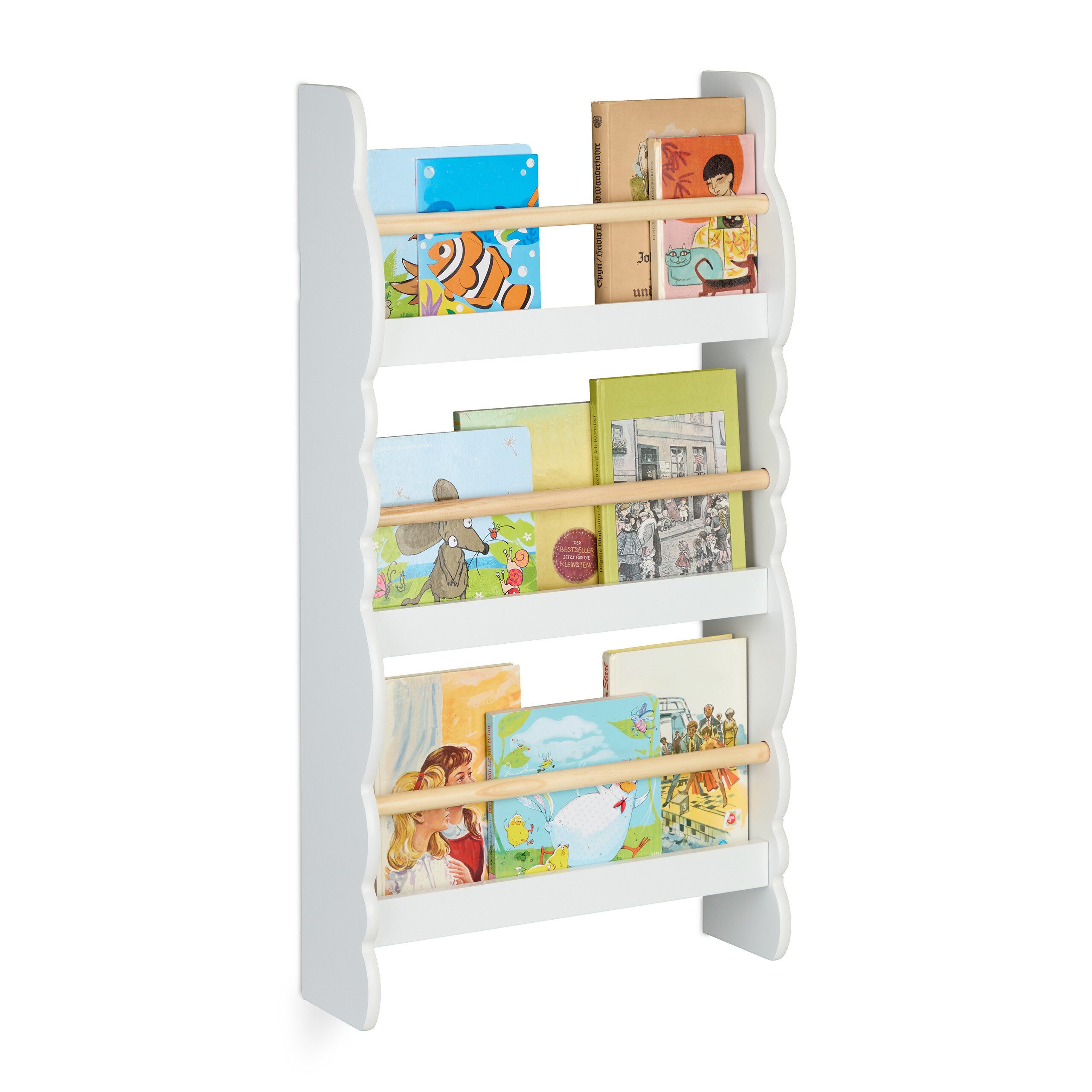 relaxdays Kinderregal Bücherregal Kinder Wolke günstig online kaufen