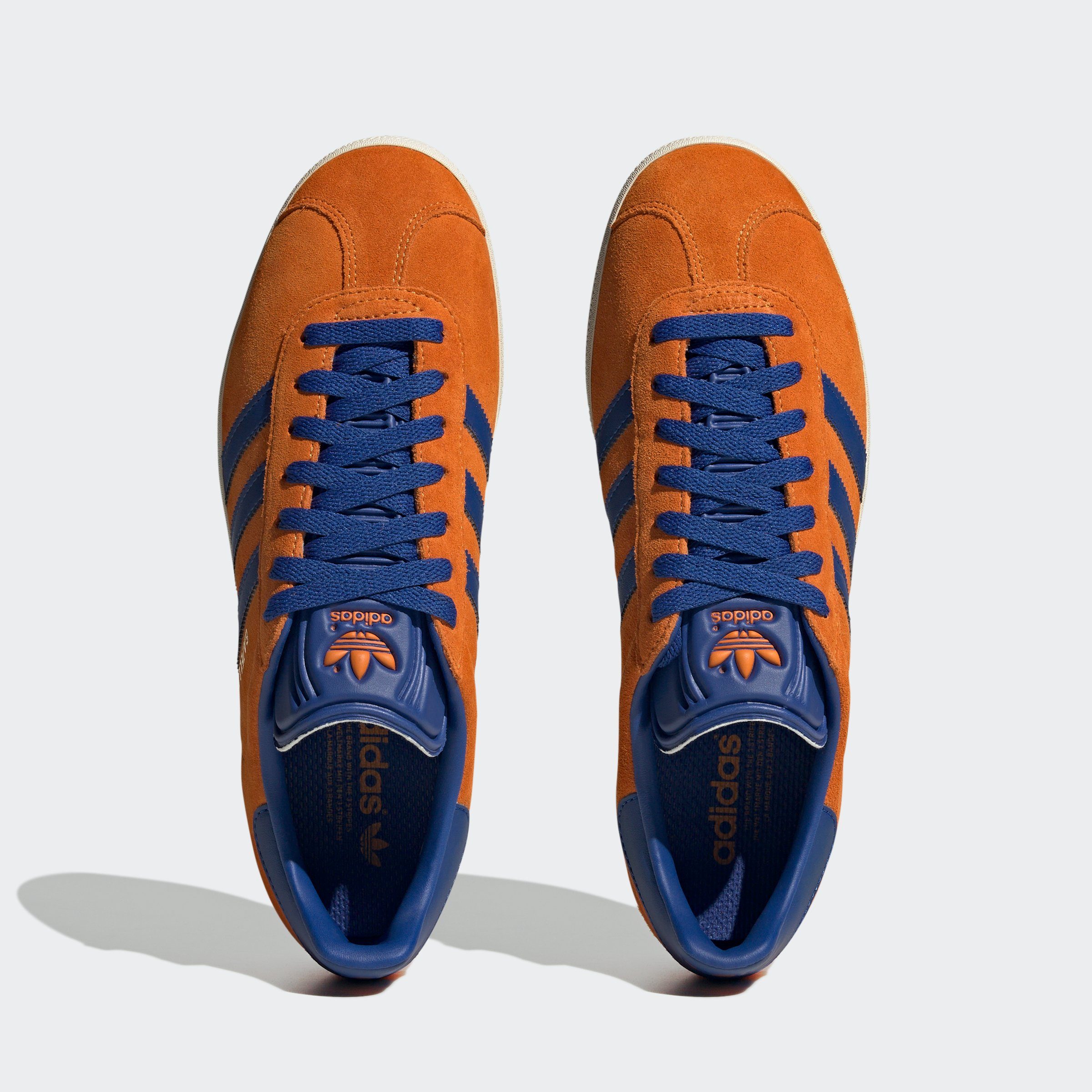 adidas Originals GAZELLE Sneaker Bright / Orange White Royal Chalk / Blue
