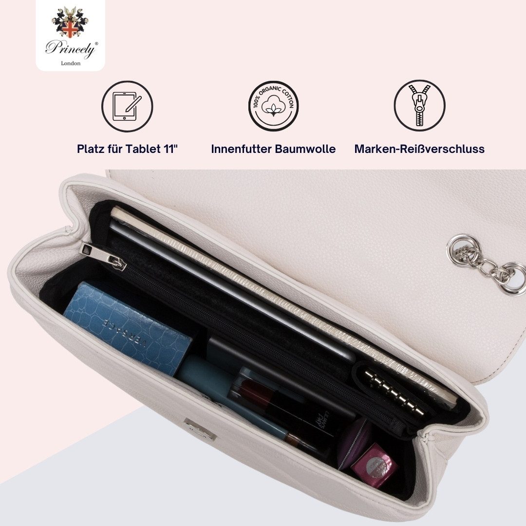 Princely London Handtasche Chaunhi - Tragbar als Crossbody Bag