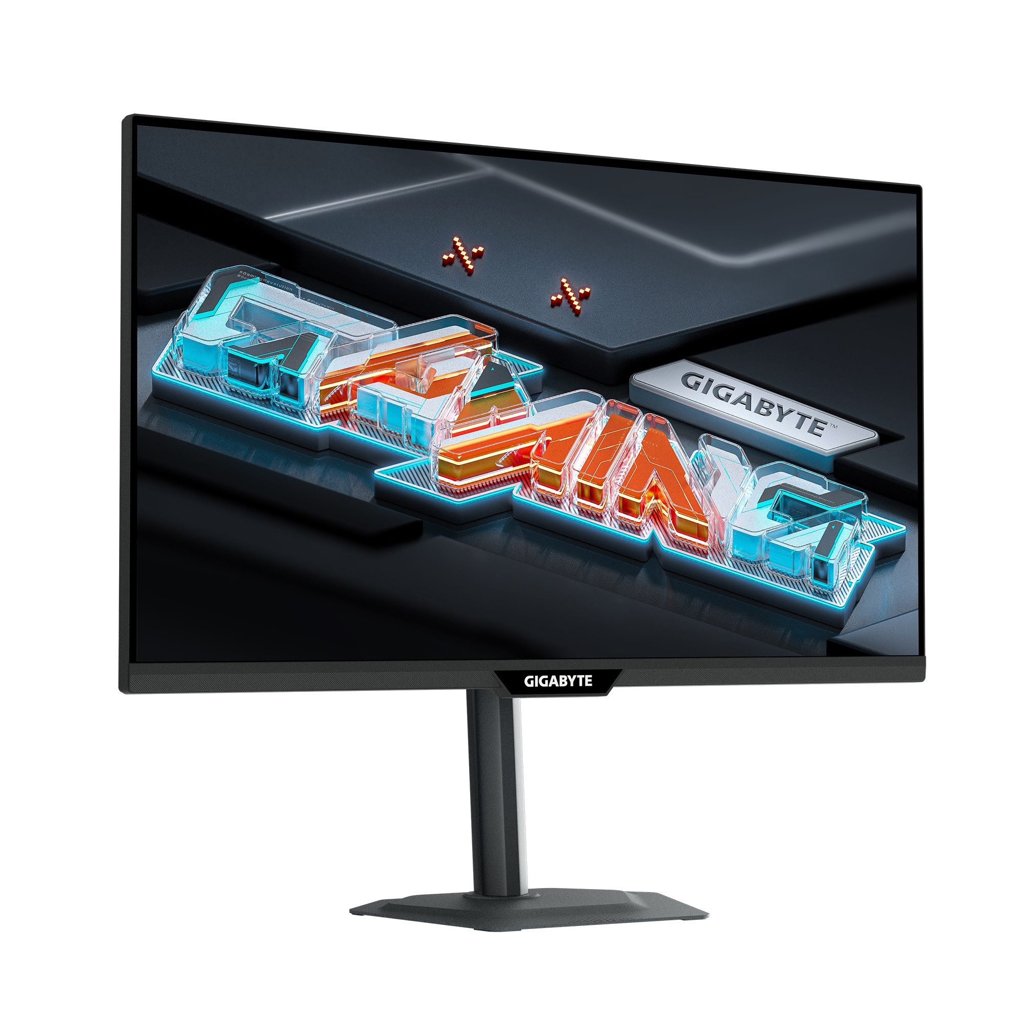 Gigabyte M27Q3 Gaming-Monitor (68,4 cm/27 ", 2560 x 1440 px, QHD, 1 ms Reaktionszeit, 300 Hz, IPS, dreh-, neig-,schwenk-, höhenverstellbar)