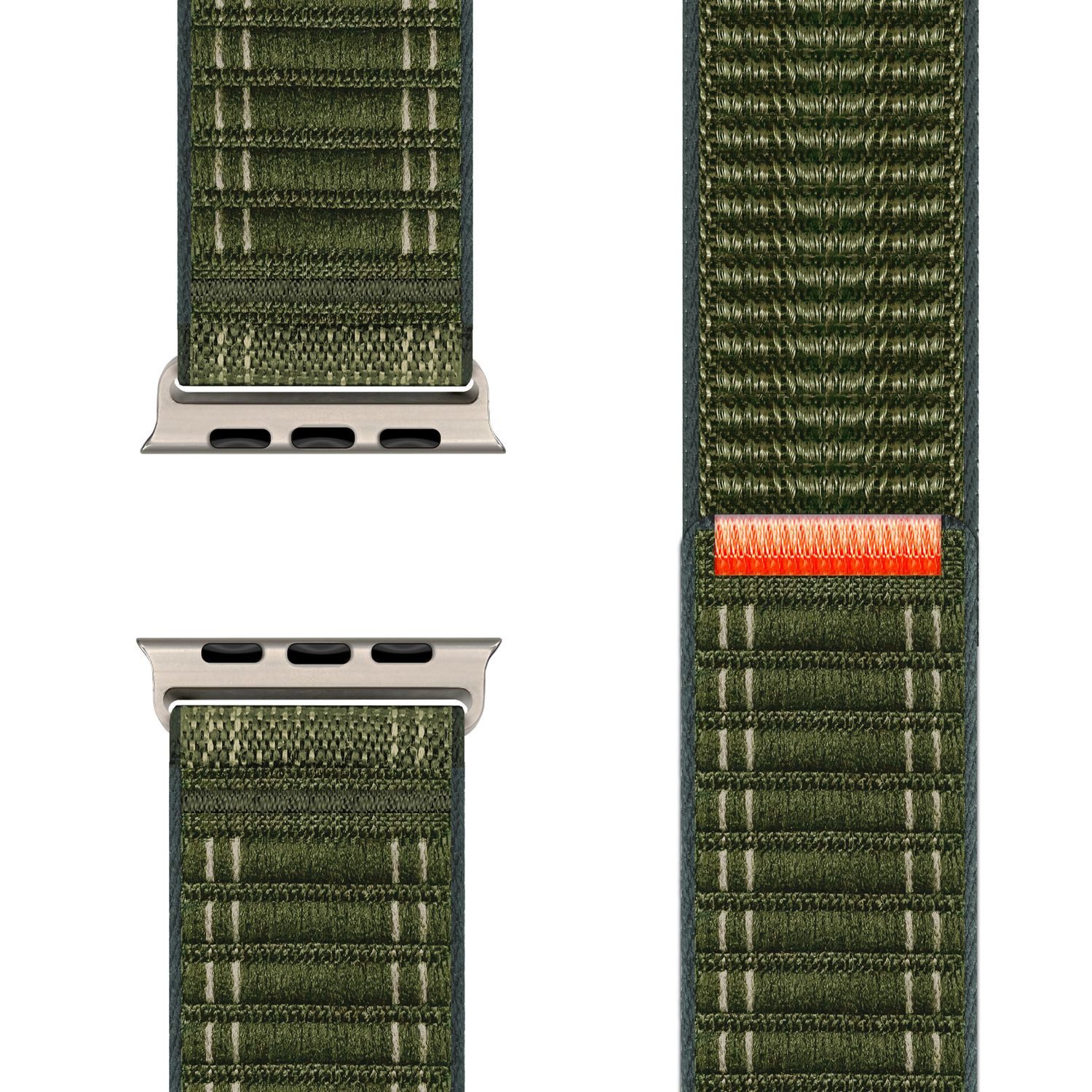 Nalia Smartwatch-Armband Apple Watch 49mm/46/45/44/42(Serie 1-3), Gewebtes günstig online kaufen