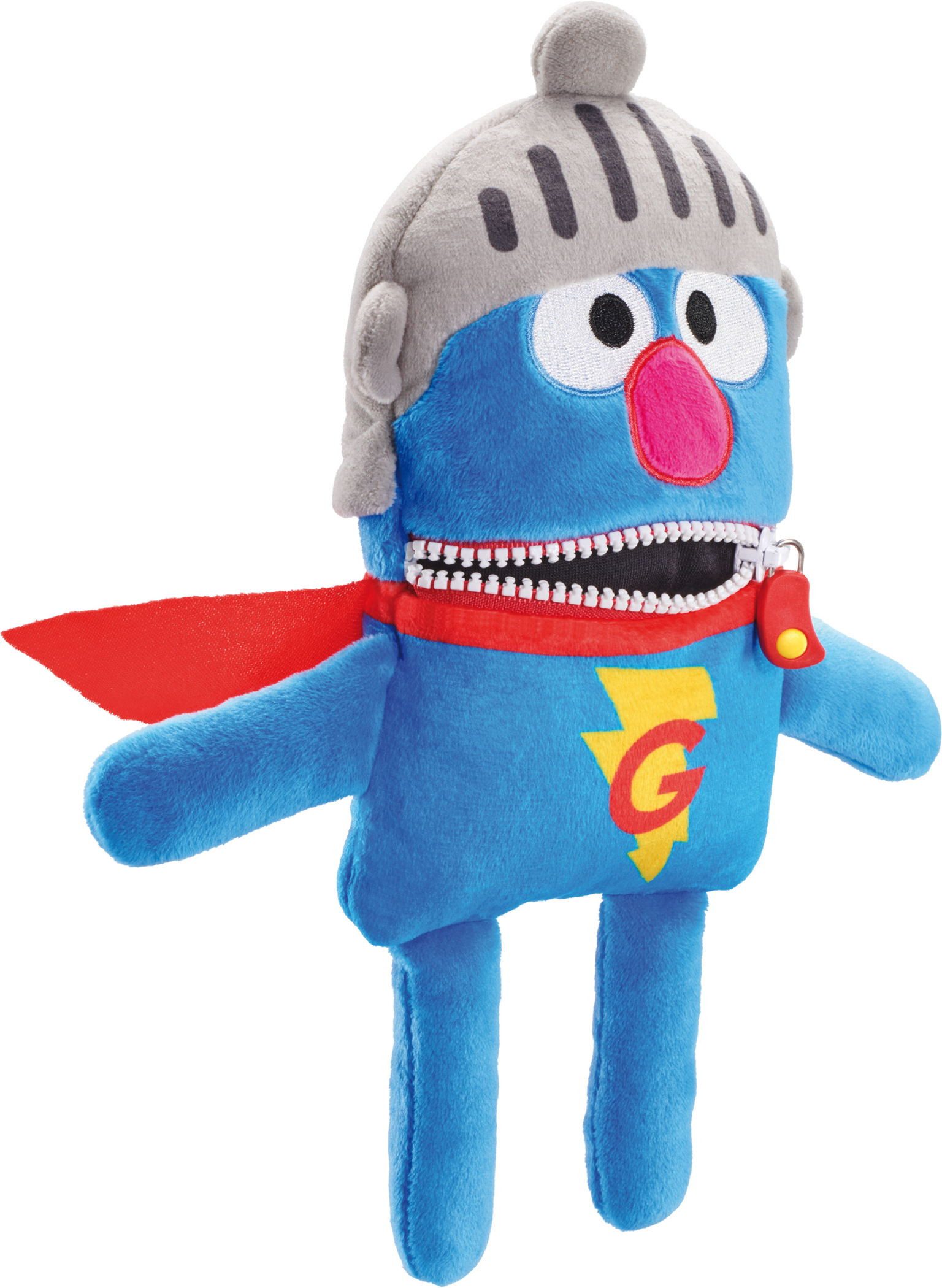 Schmidt Spiele Kuscheltier Plüsch Stofftier Sorgenfresser Sesamstrasse Super-Grobi 28 cm 42560