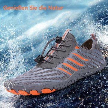 Fivejoy Outdoor Große Größe Tauchen Schwimmen Schuhe Wandern Schuhe Wanderschuh (Fünf-Zehen-Schuhe Barfußschuhe wasserdicht, rutschfest und verschleißfest)