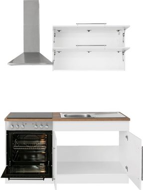 Kochstation Küchenzeile KS-Samos, ohne E-Geräte, Breite 160 cm