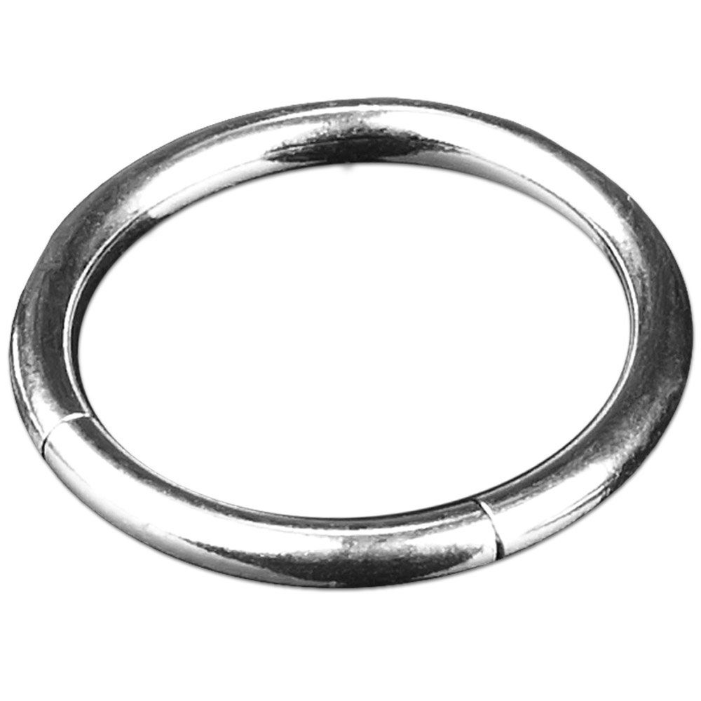 Silber Helix viva-adorno Septum Ohrpiercing Chirurgenstahl, Segmentring Nasenring Lippe Piercing Ring Nasenpiercing