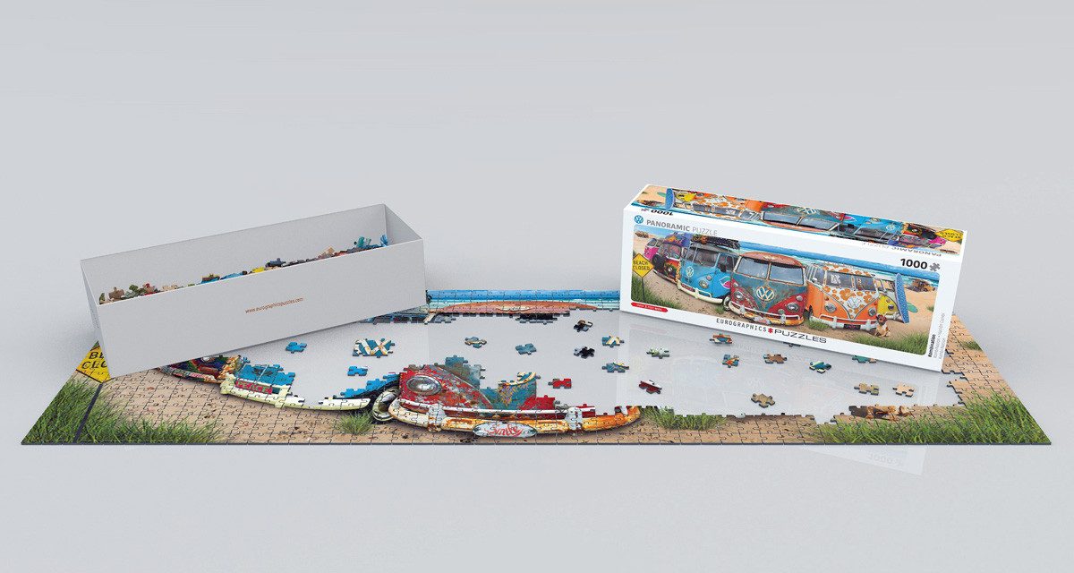 Puzzle 1000 Teile Panorama Puzzle - Puzzle - Volkswagen KombiNation, Puzzleteile