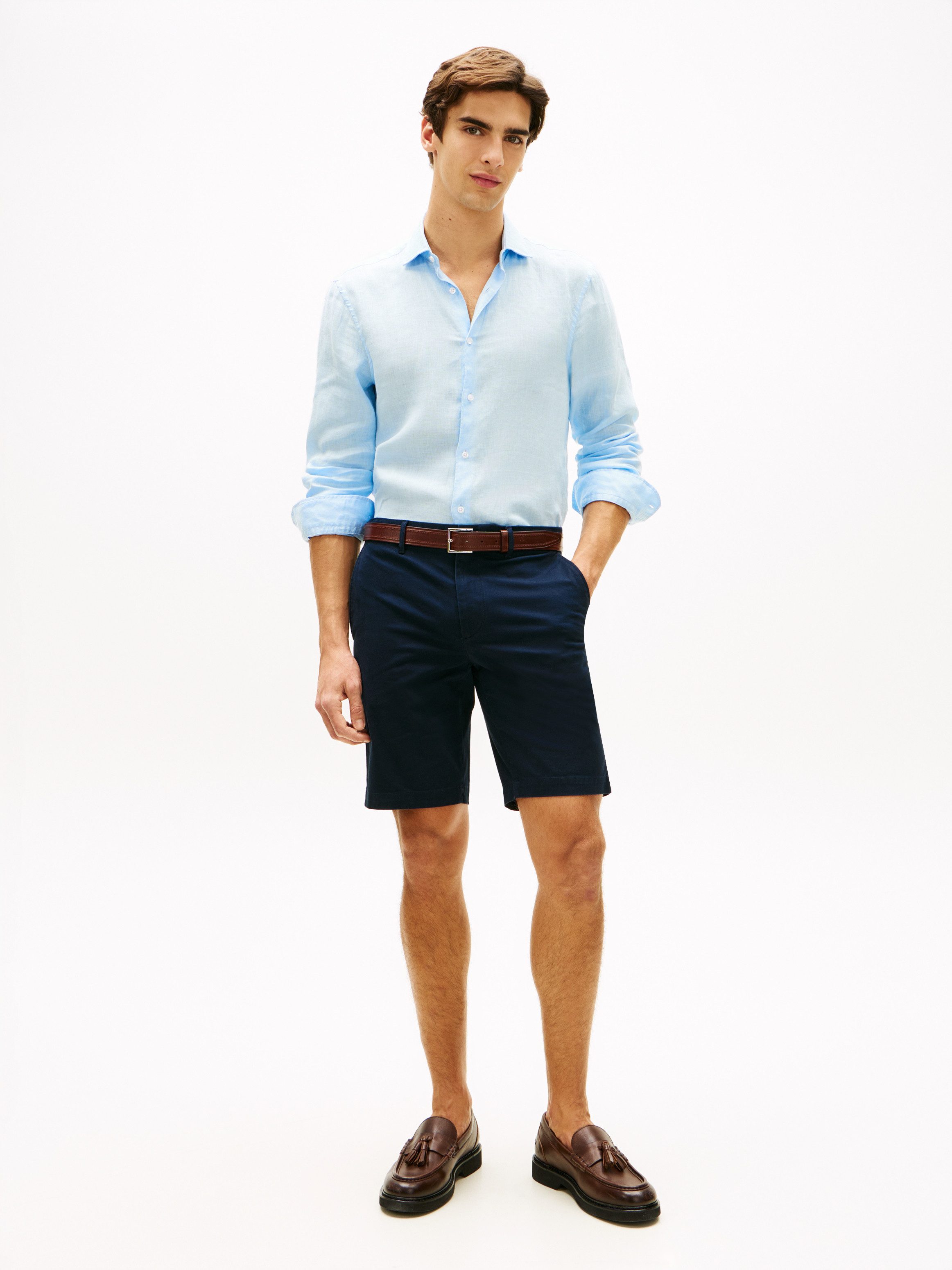 Tommy Hilfiger Chinoshorts DENTON gerade Form, schlichtes Design
