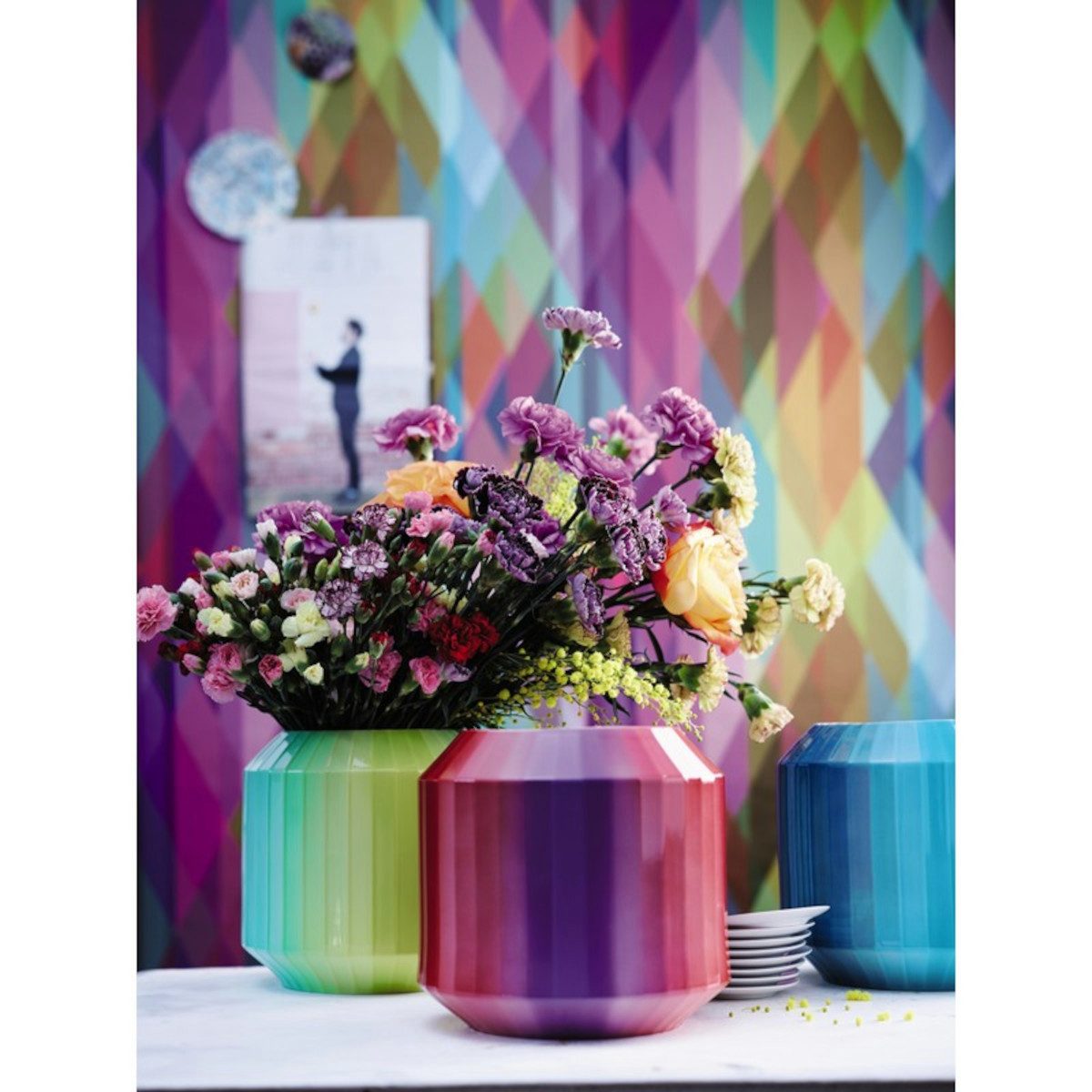 Rosenthal Dekovase Hot Spots Lime Flush Vase 16 cm (Vasen)