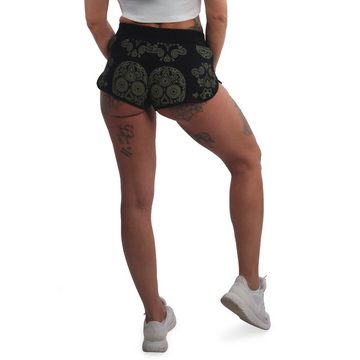 YAKUZA Sweatshorts Skull Pattern Allover