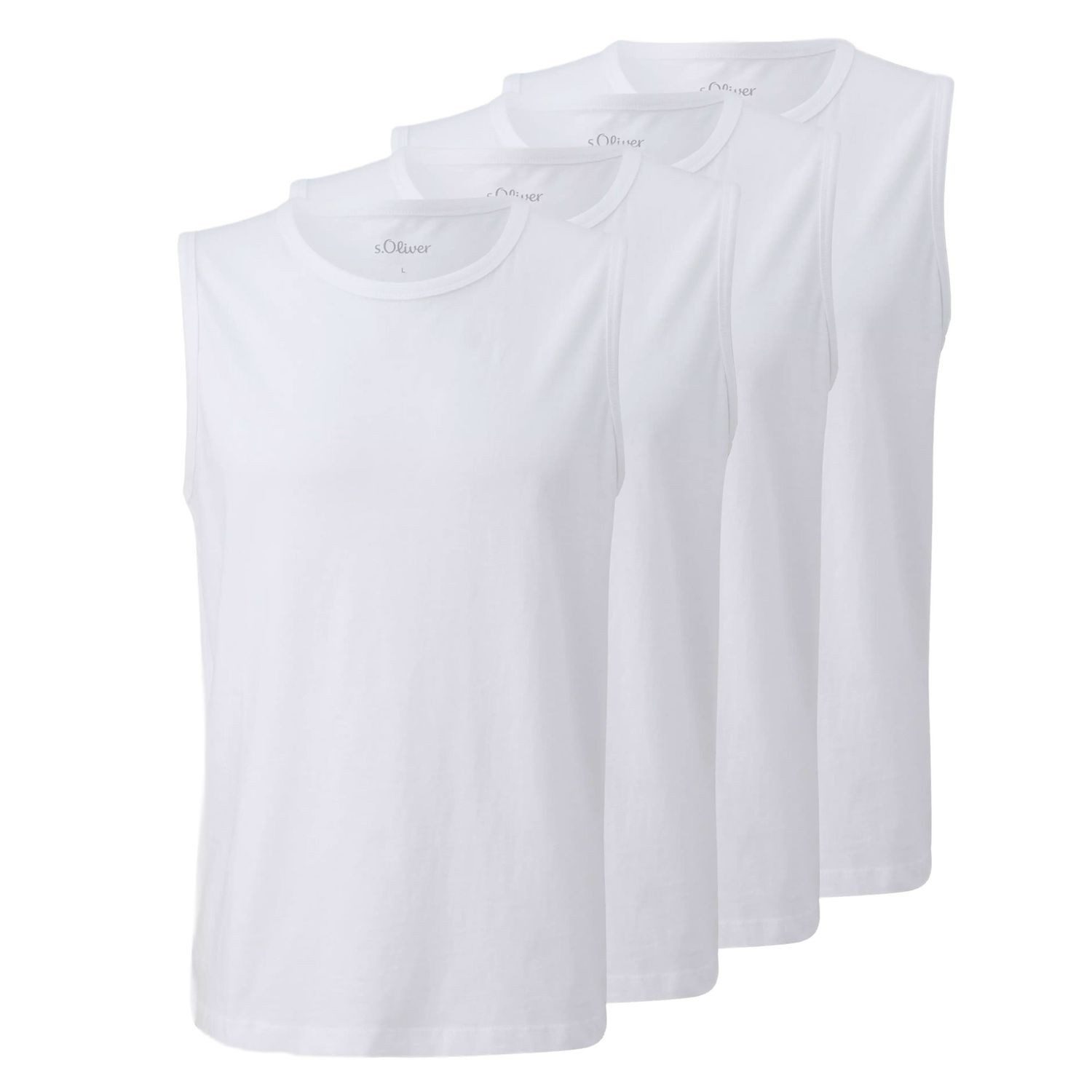 s.Oliver T-Shirt Regular fit Rundhals, ärmellos, günstig online kaufen