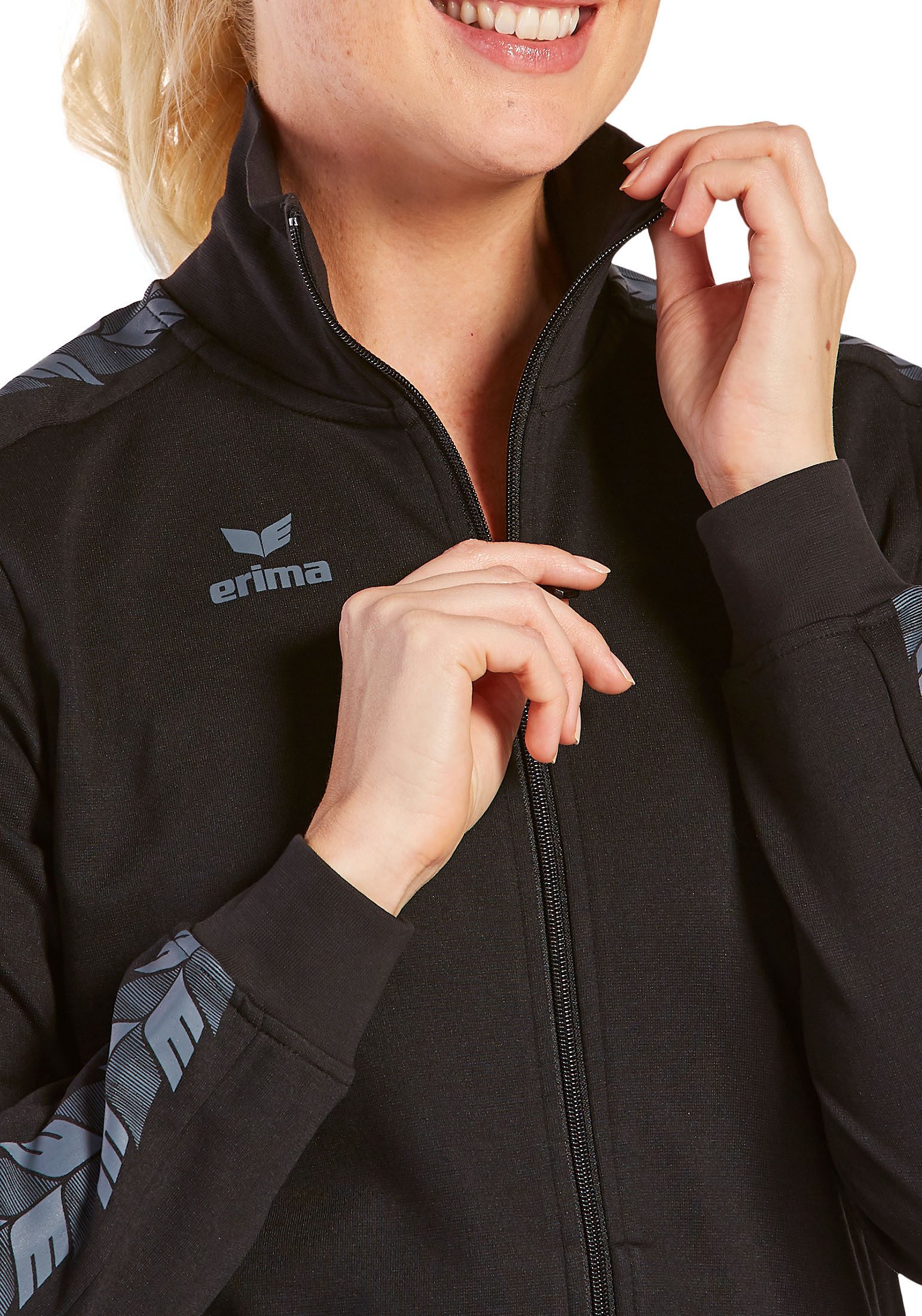 Erima Sweatjacke Damen Essential Team Tracktop Jacke