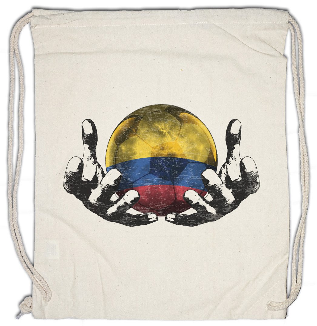 Urban Backwoods Turnbeutel Colombia Football Magic Ball Turnbeutel Kolumbien Kolumbianisch (1-tlg), Kolumbianische Fahne Colombian Fußball