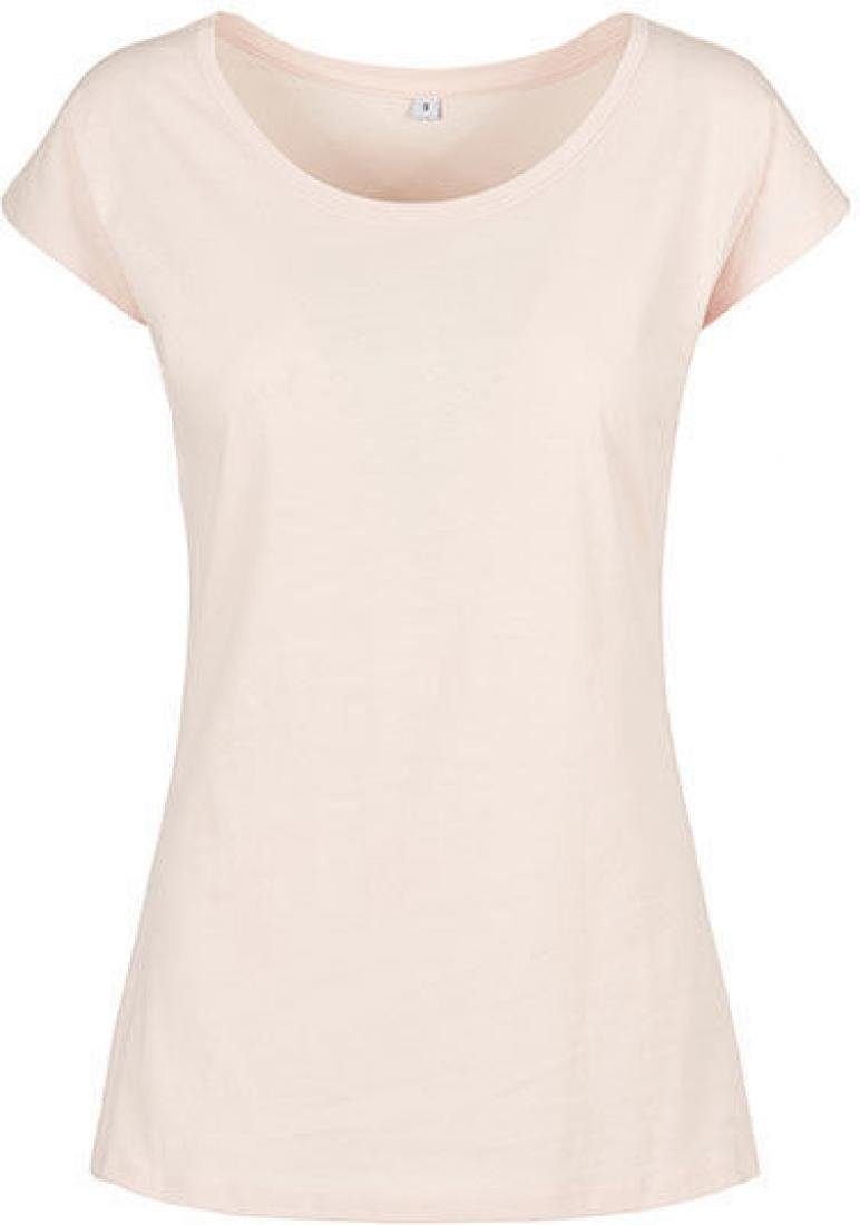 Build Your Brand Rundhalsshirt Ladies´ Wide Neck Tee Rundhalsausschnitt