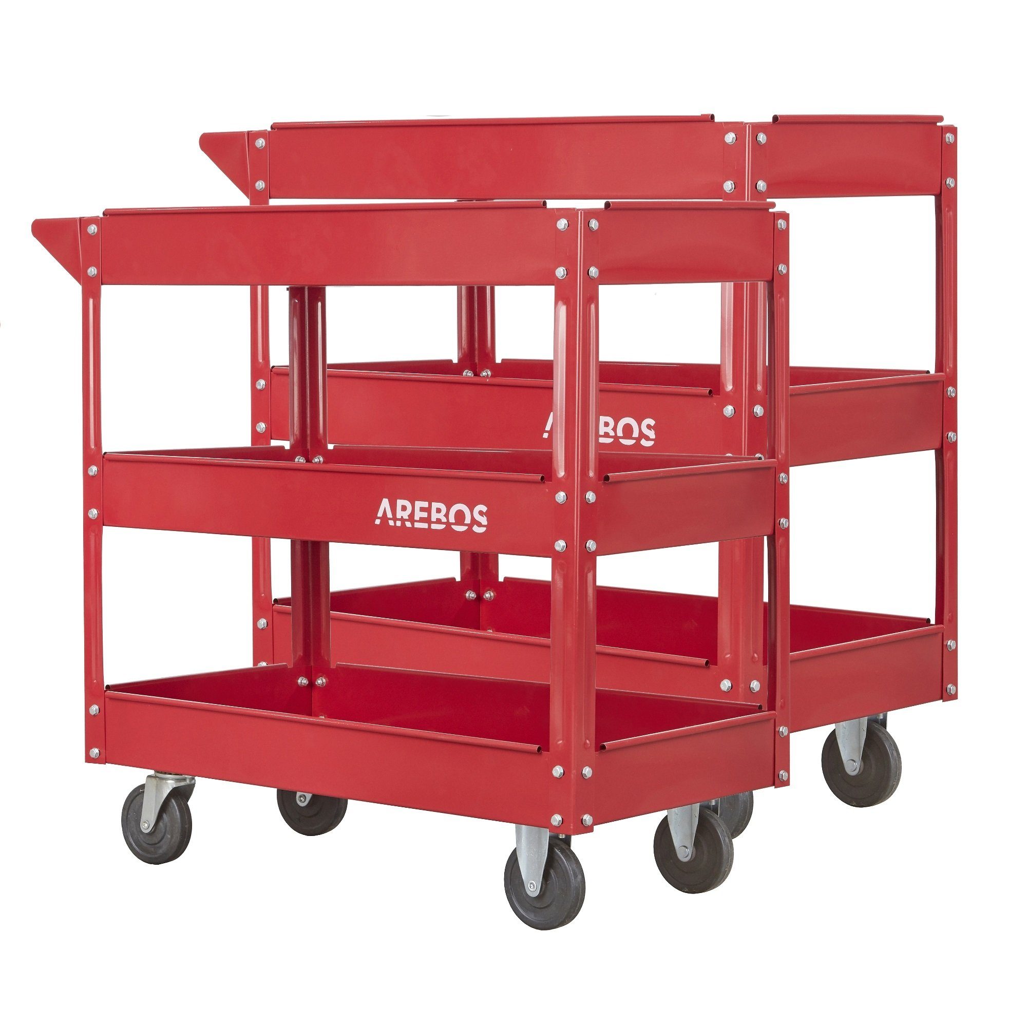 Arebos Werkstattwagen Rollwagen 2 er Set, günstig online kaufen