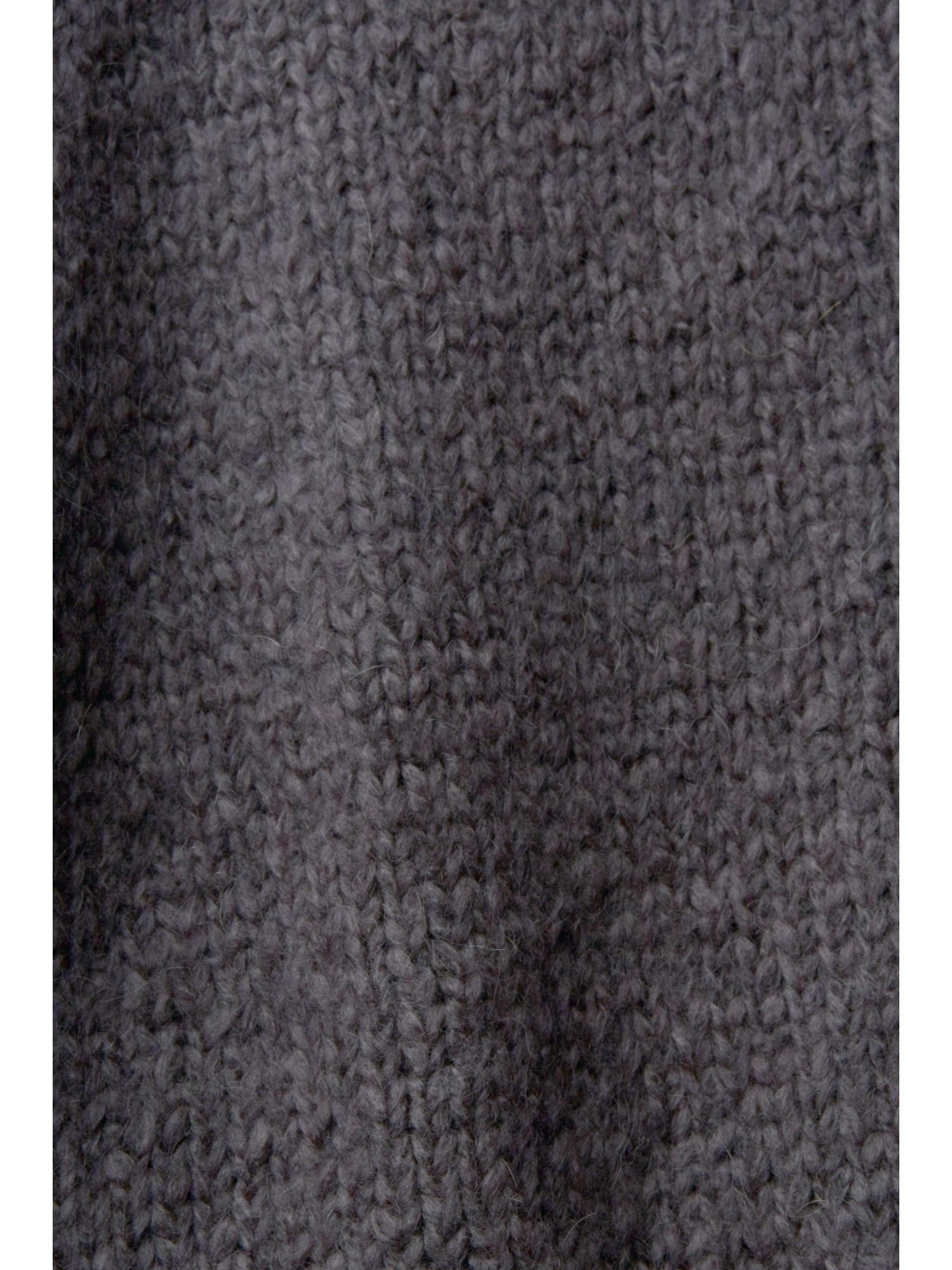 Wollgemisch aus Pullover ANTHRACITE Esprit Strickpullover
