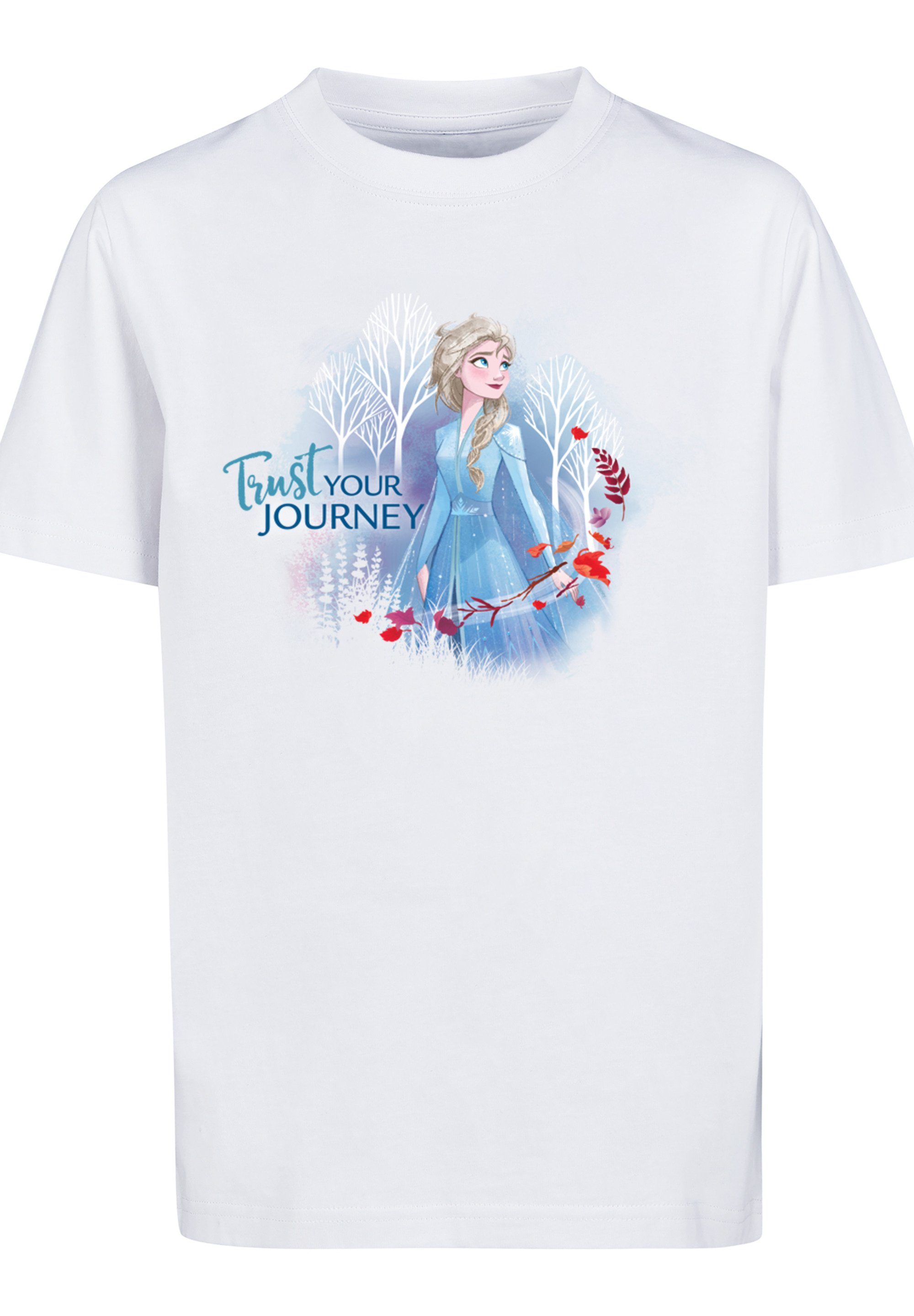 T-Shirt Frozen Your Print Journey weiß Disney Trust F4NT4STIC 2