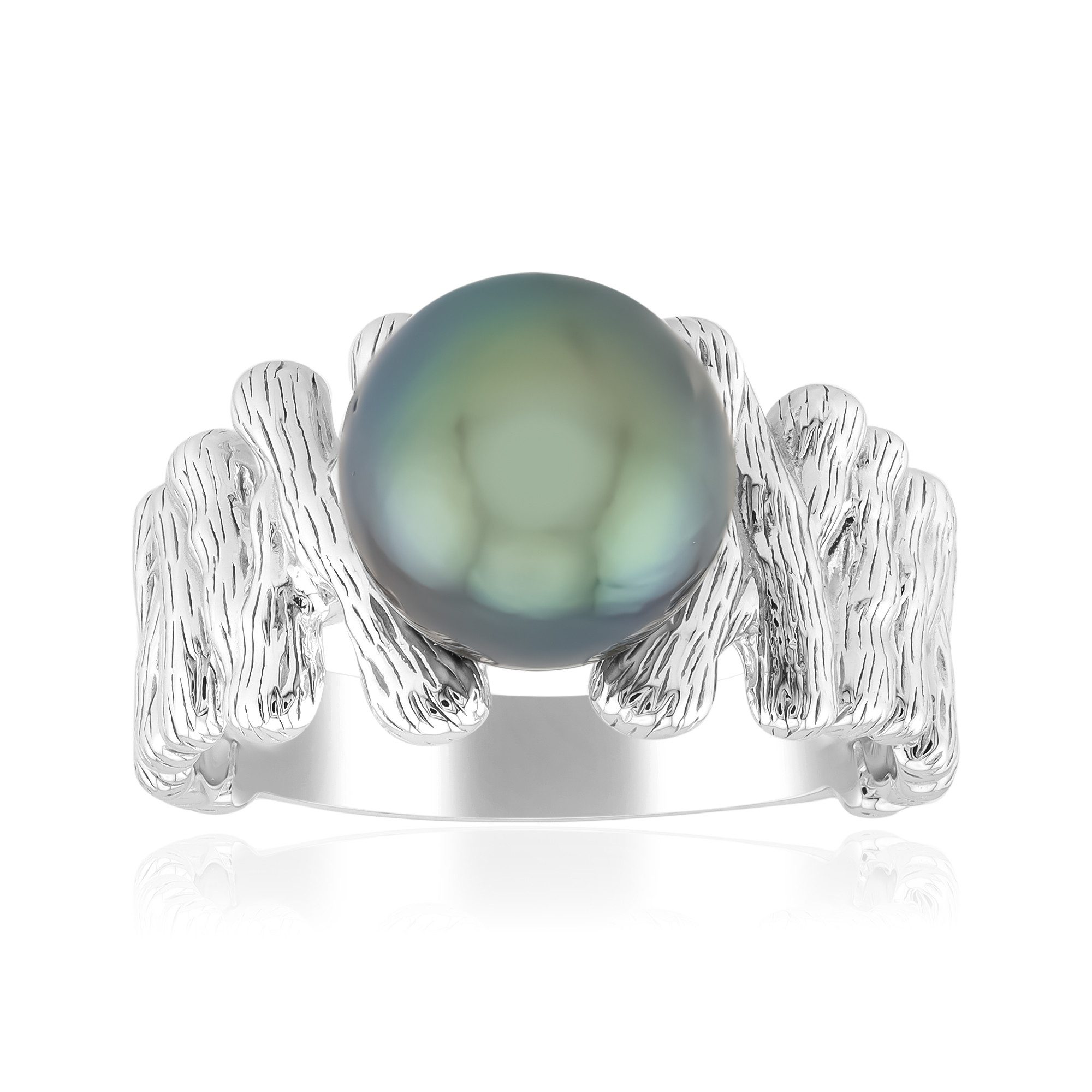 Cavill Perlenring Silberring mit Tahiti-Perlen, Kollektion Monosono (1-tlg)