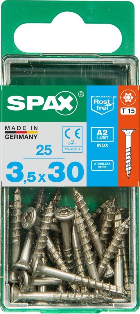 SPAX Holzbauschraube Spax Universalschrauben 3.5 x 30 mm TX 15 - 25