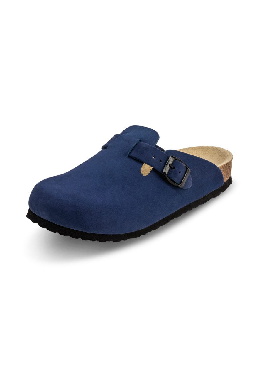 Unisexschuhe Clog Nubukleder Hausschuh