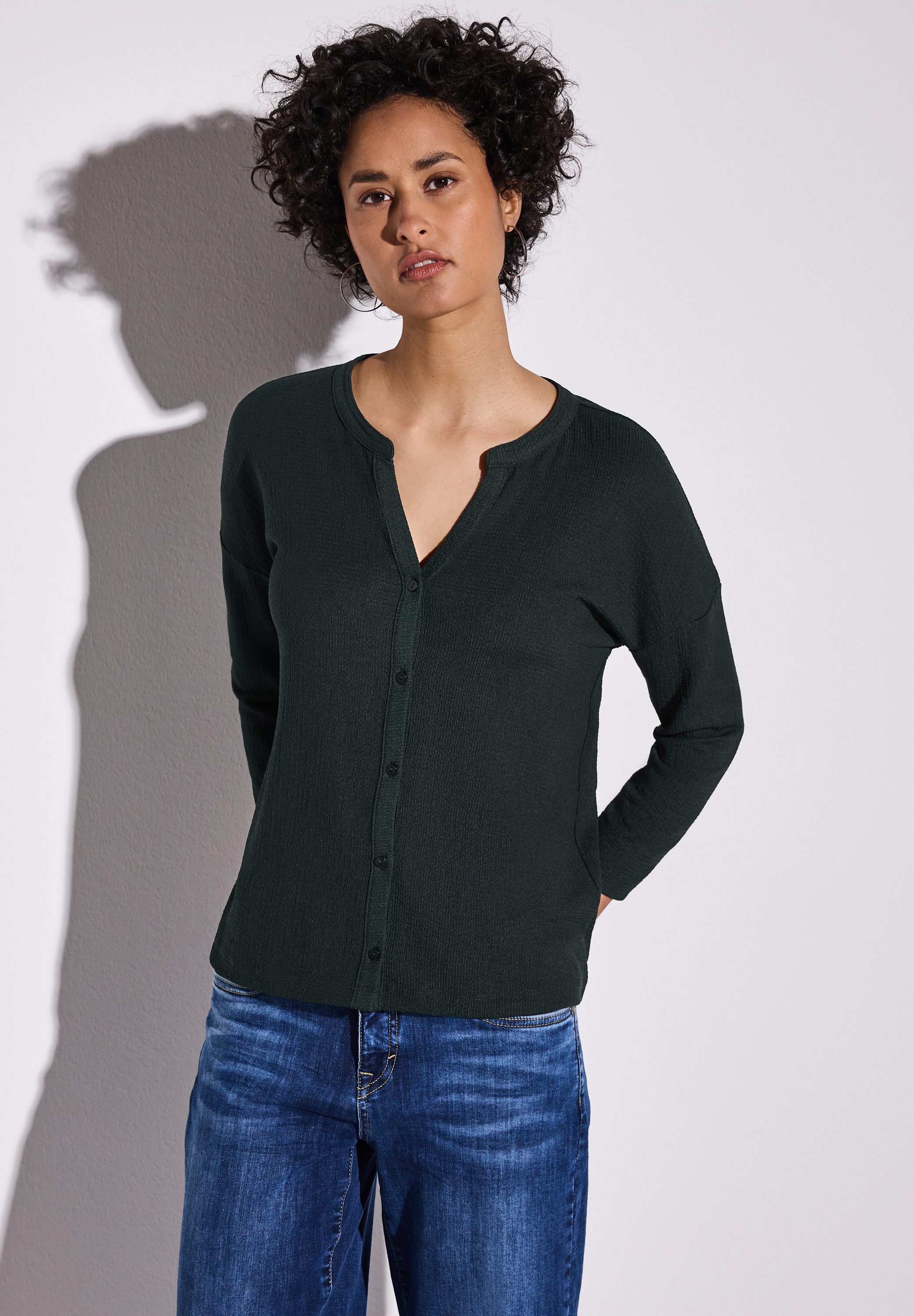 STREET ONE Cardigan mit Knopfleiste günstig online kaufen
