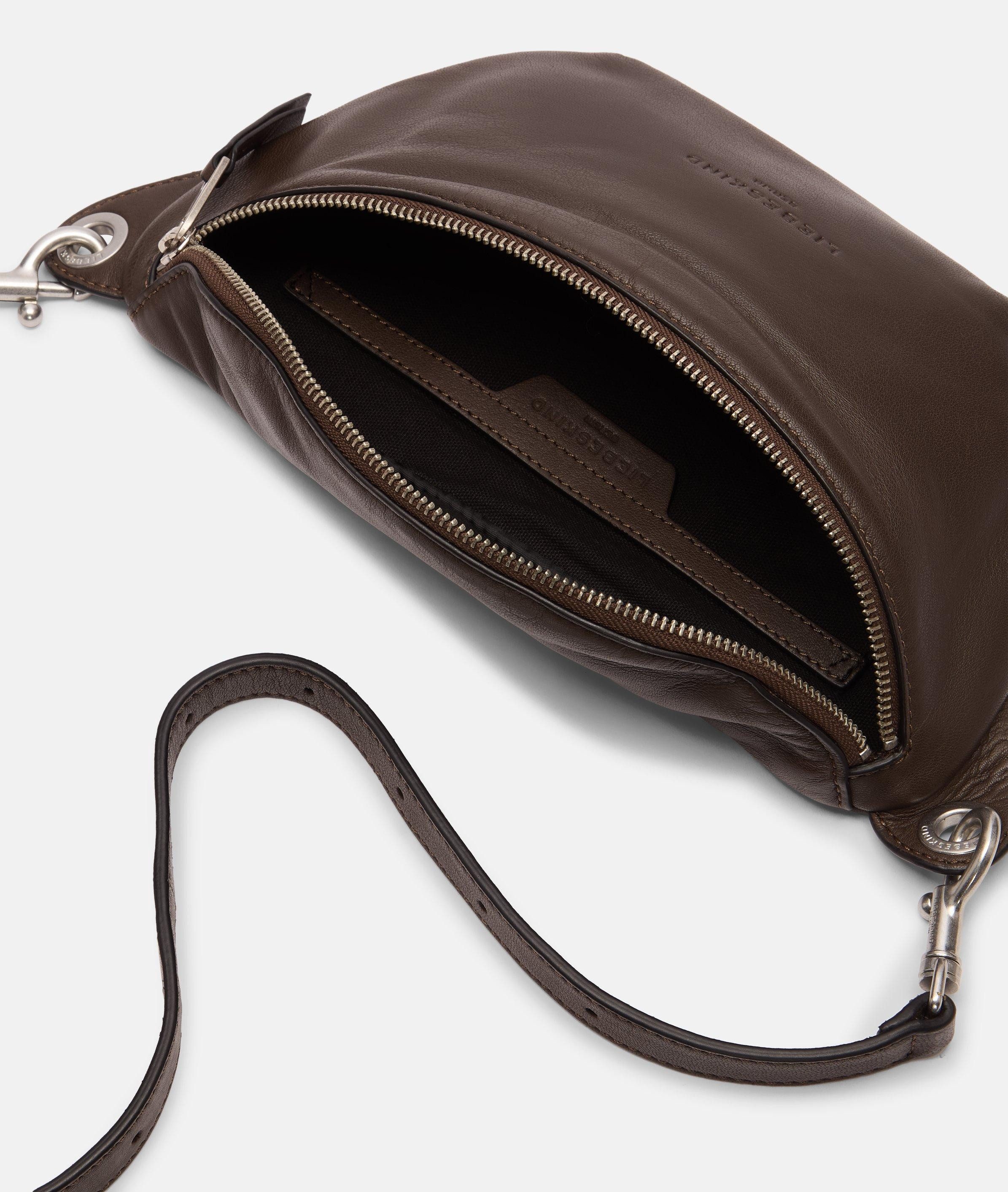 Liebeskind Berlin Gürteltasche Tavia Umhängetasche M, Geräumige Gürteltasche aus Schafsleder