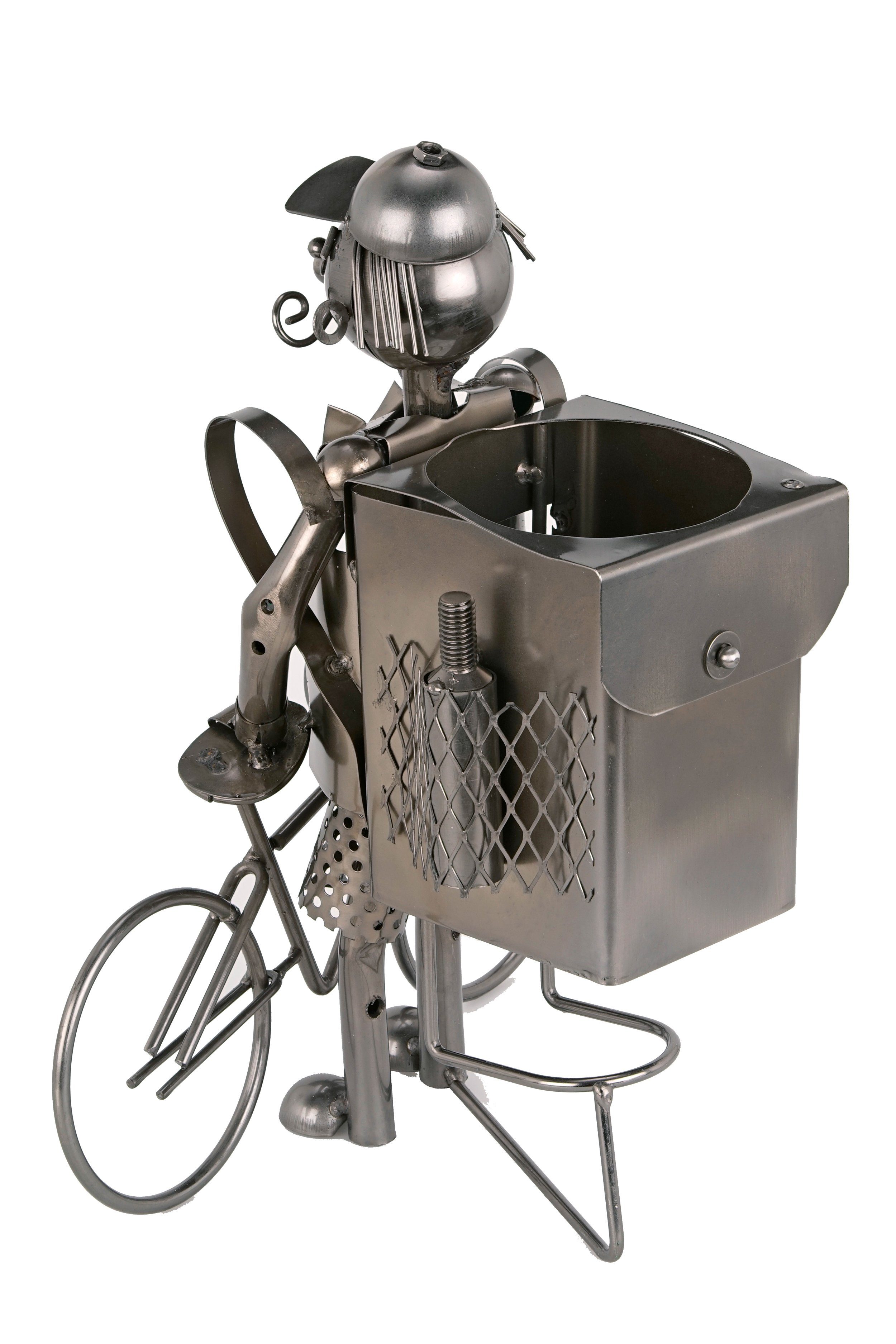 BRUBAKER Weinflaschenhalter Fahrradfahrer Flaschenhalter, (inklusive Grußka günstig online kaufen