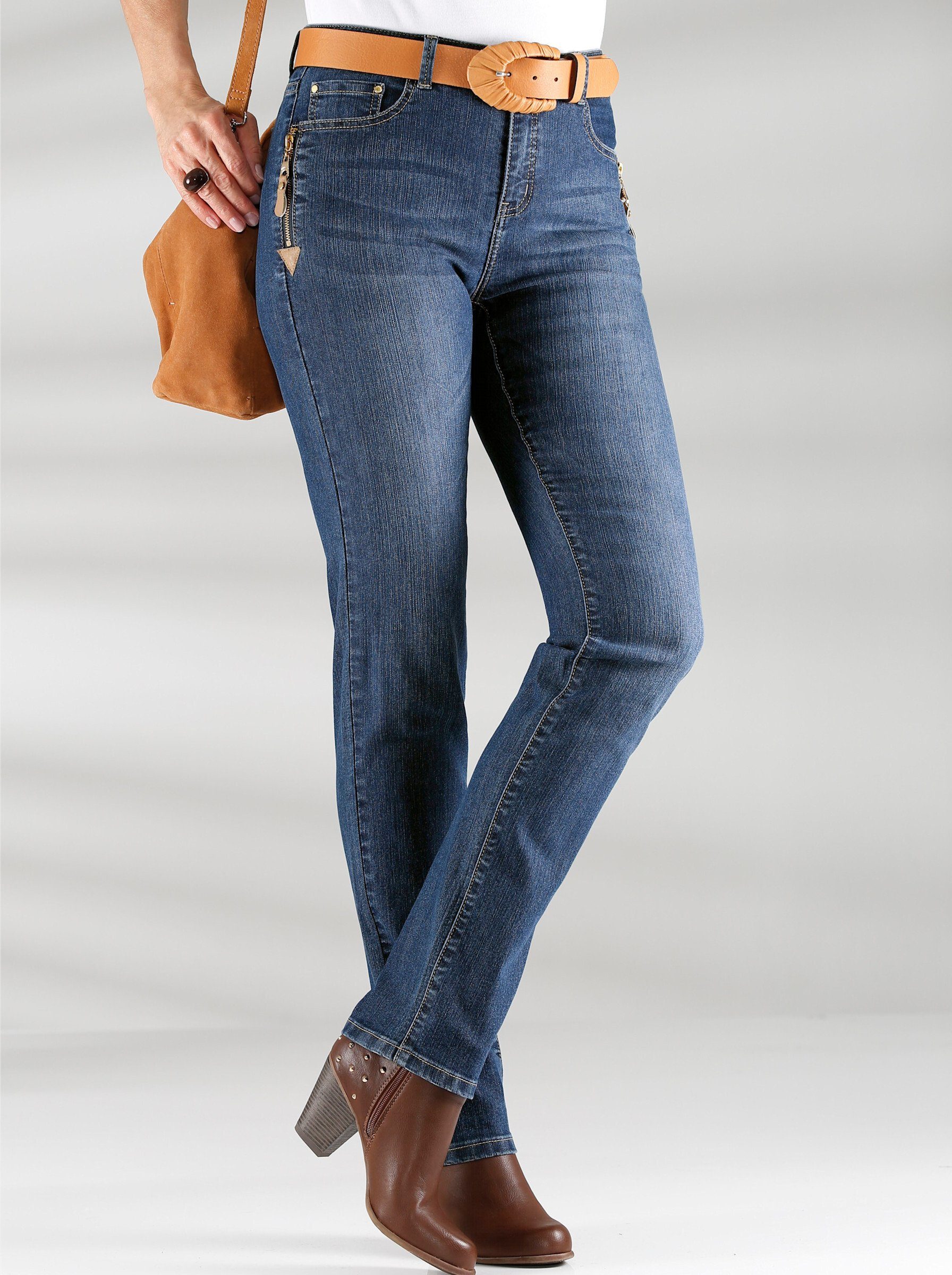 Casual Looks 5-Pocket-Jeans, (1 tlg.) günstig online kaufen