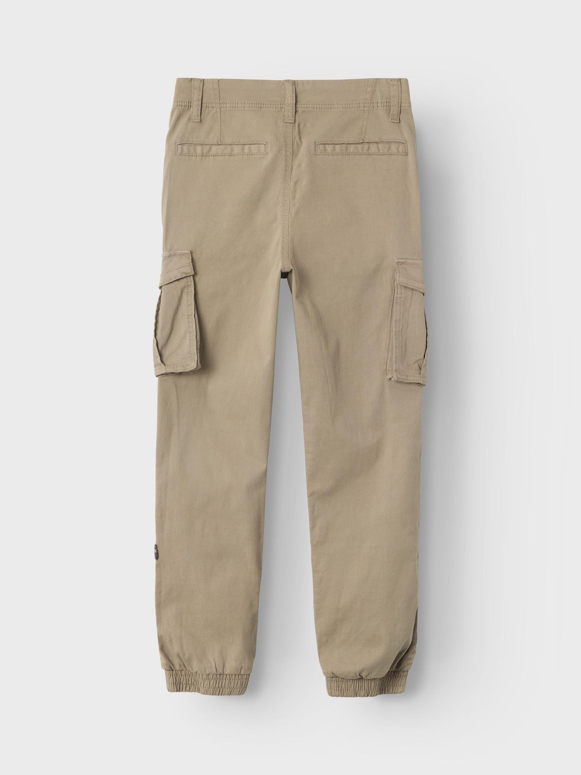 Name It Chinohose NKMRYAN Skin 2222-BA R NOOS TWI CARGO PANT Elephant