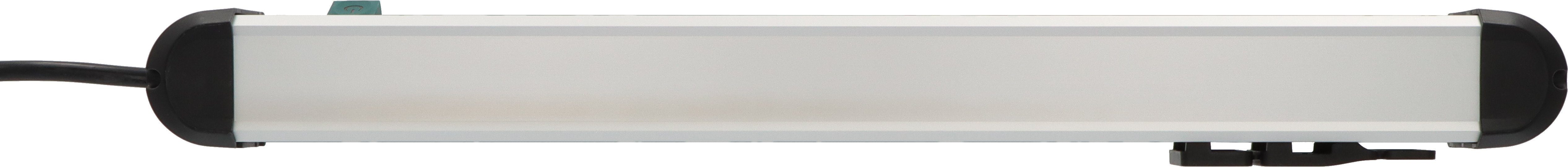Brennenstuhl Premium-Alu-Line Steckdosenleiste 10-fach (Kabellänge Schalter mit 3 m)
