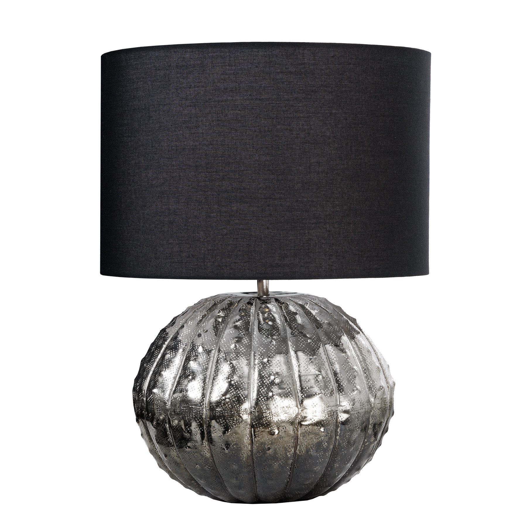 riess-ambiente Tischleuchte ABSTRACT 50cm silber / schwarz, Ein-/Ausschalte günstig online kaufen