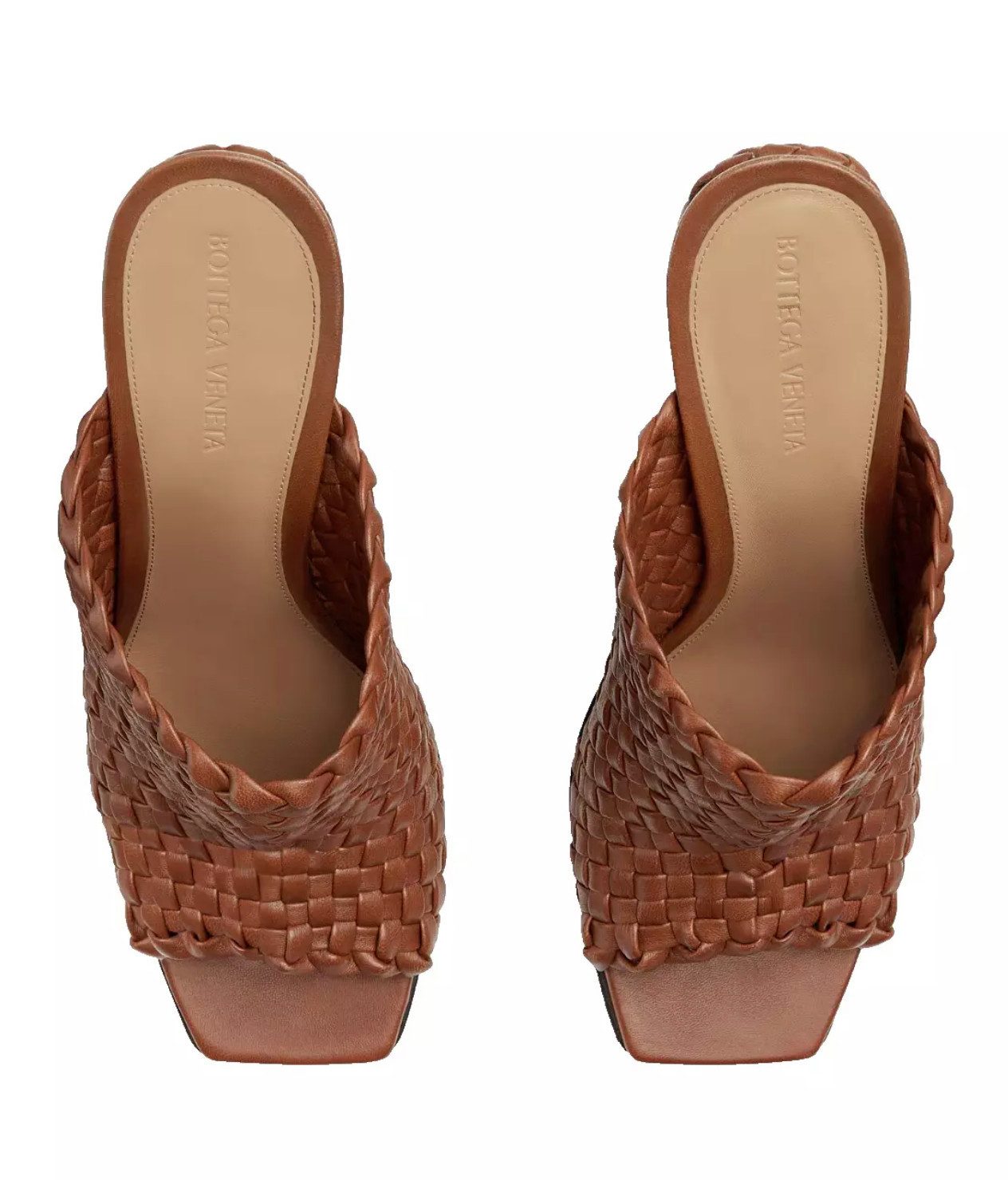 BOTTEGA VENETA Canalazzo Padded Intrecciato Pantoletten Mules Die legendäre Intrecciato-Webtechnik Lammleder