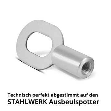 STAHLWERK Elektrowerkzeug-Set Anschweißösen mit M6 Gewinde, Smart Repair, 20-tlg., Zubehör für Ausbeulspotter / Dellenlifter / Punktschweißgerät