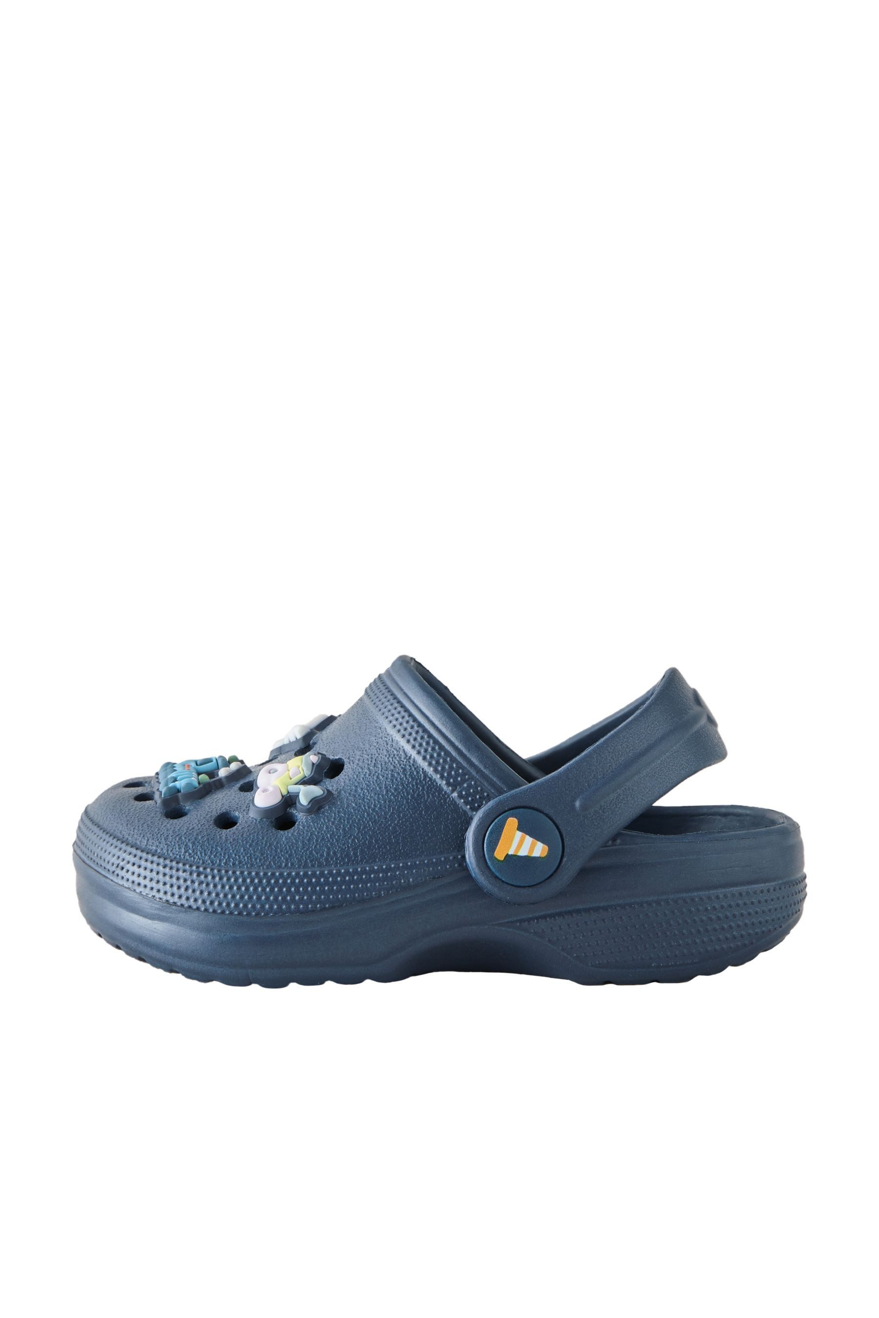 Clogs mit Motiv und Fersenriemen Clog