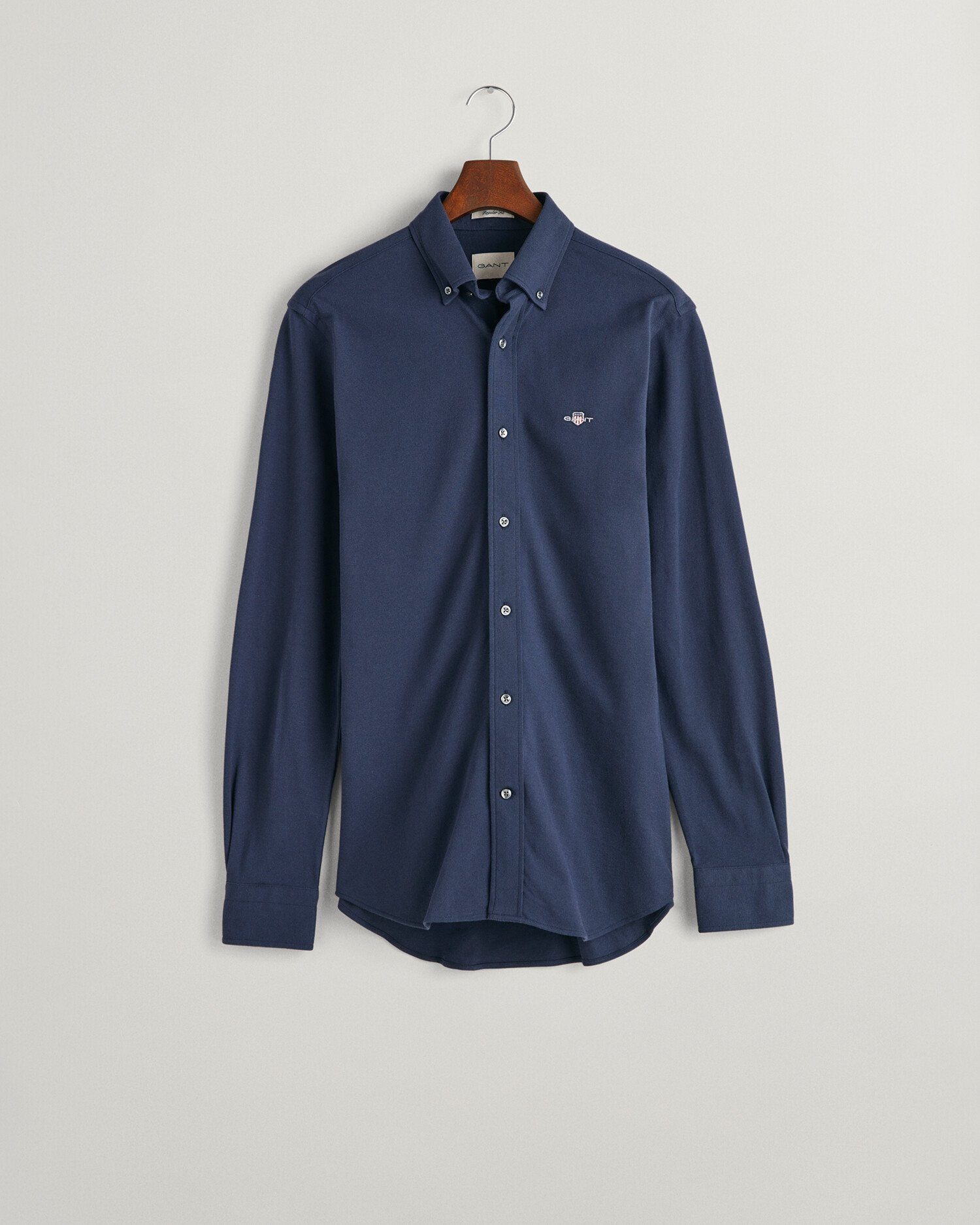 Gant Poloshirt REG JERSEY PIQUE SHIRT MARINE