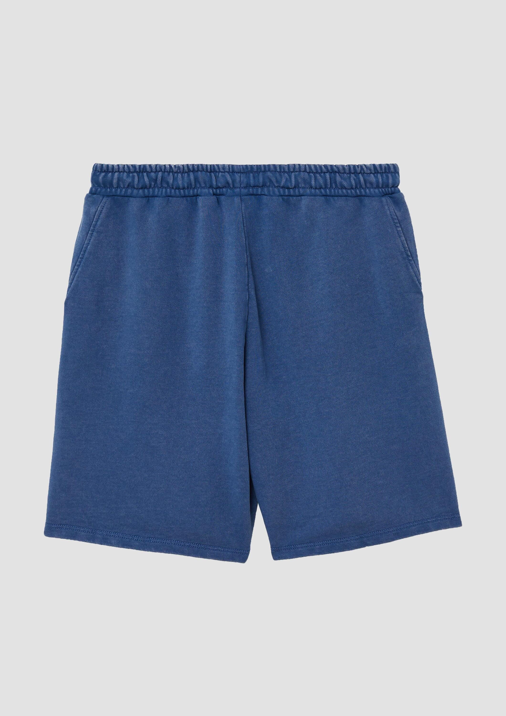 s.Oliver Shorts Leggings Gewaschene Sweat-Bermuda im Loose Fit