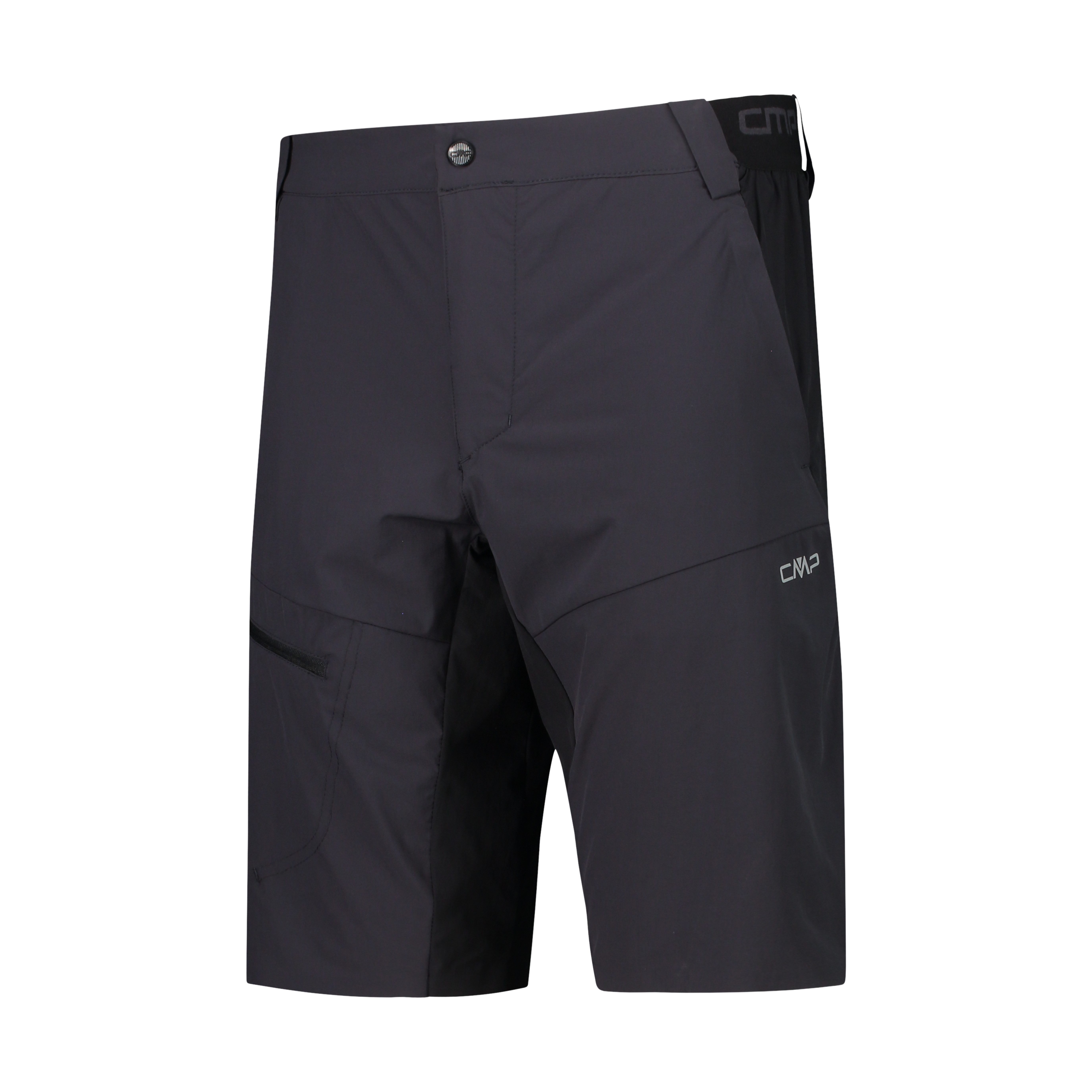 CMP Funktionsshorts mit Reißverschluss, sportlicher Stil, pflegeleicht