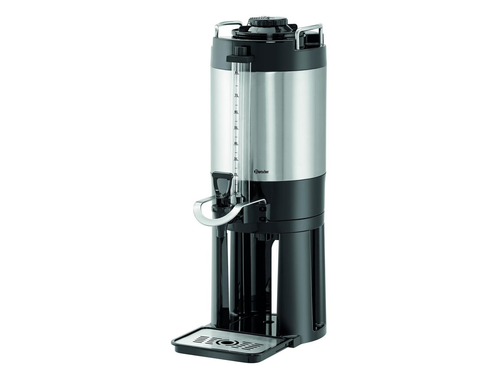 Bartscher Getränkespender Iso-Dispenser 8L 8 Liter, Edelstahl, 150990