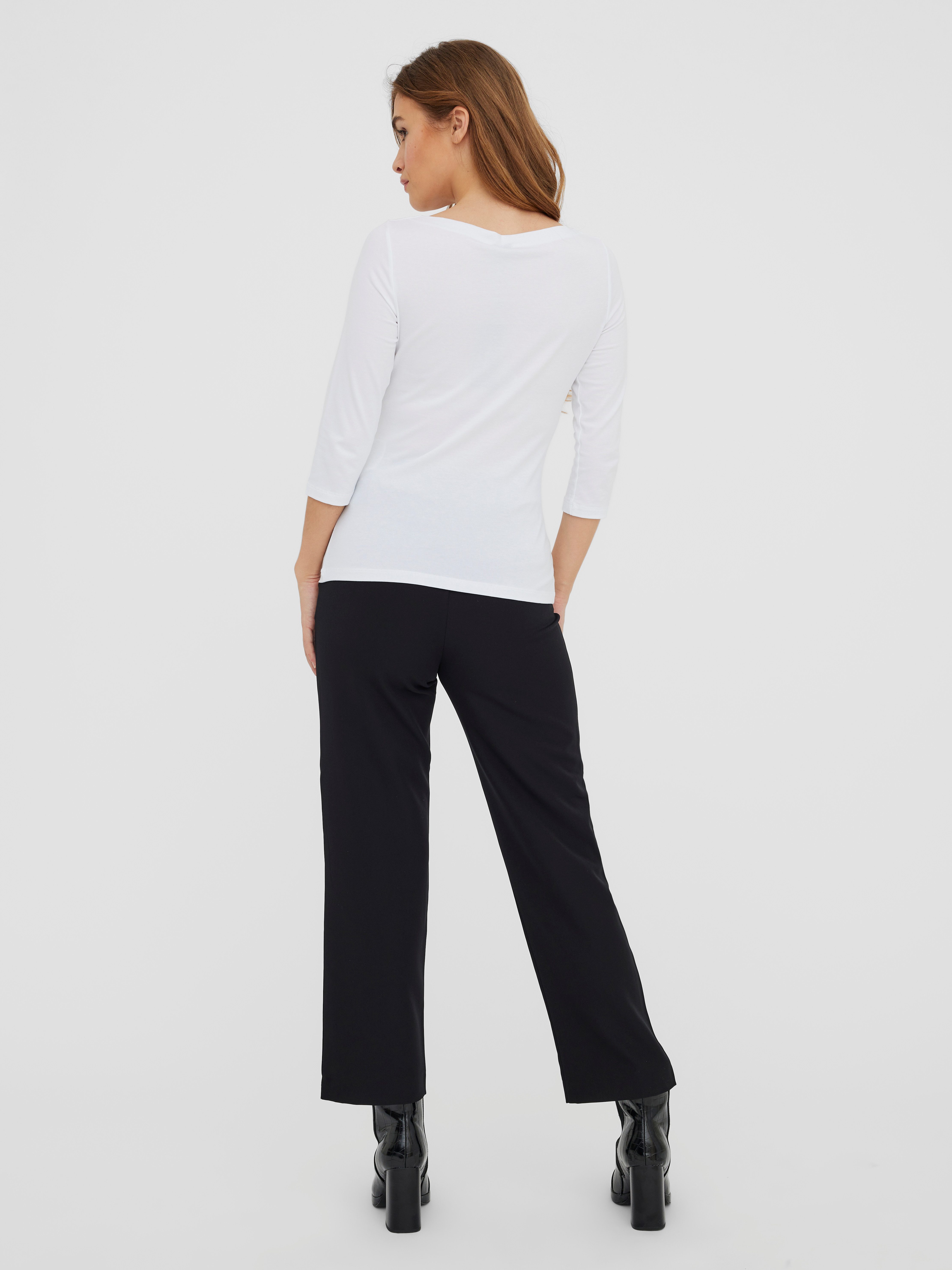 Vero Moda 3/4-Arm-Shirt VMPANDA MODAL 3/4 TOP JRS NOOS Baumwollmischung, regular fit
