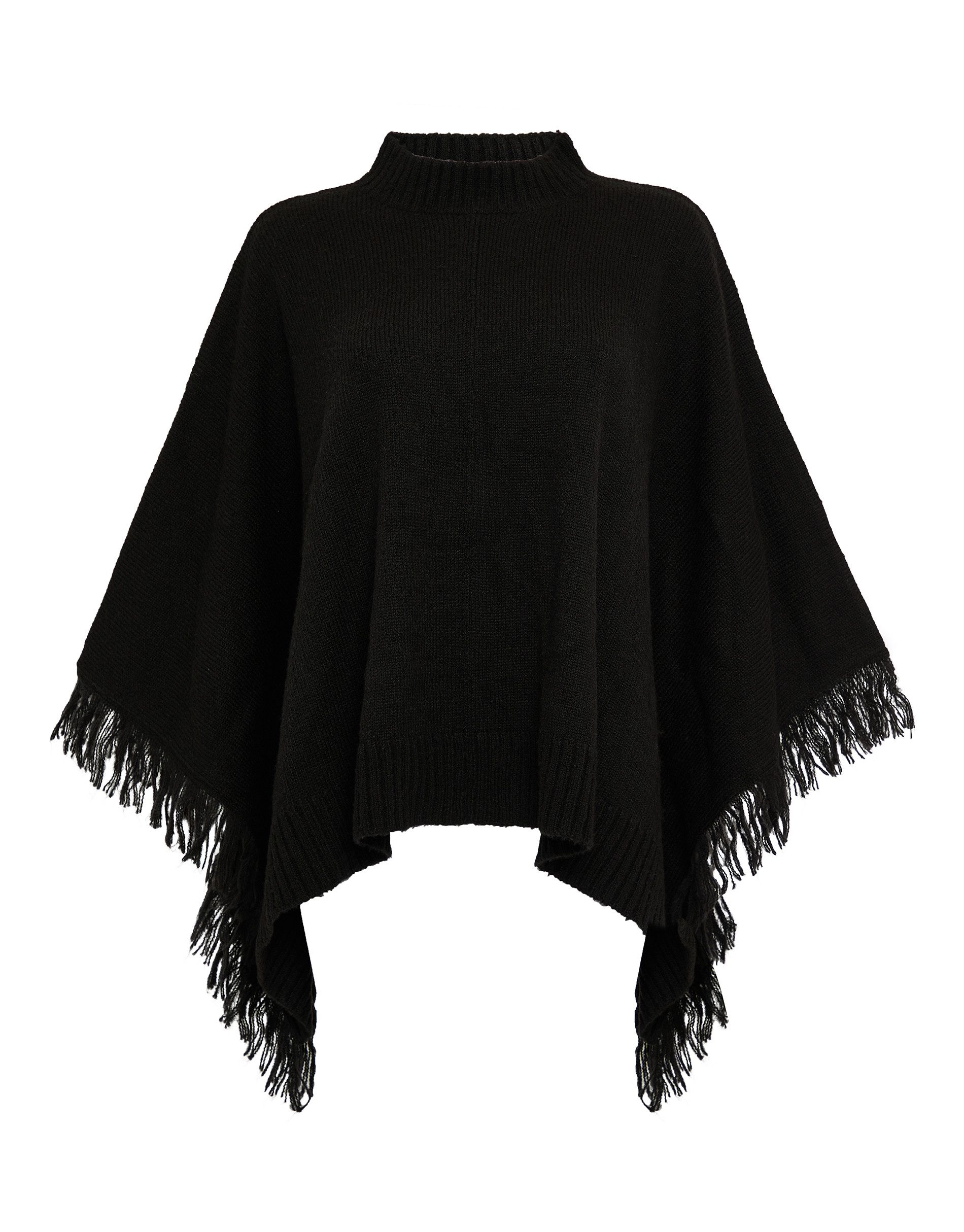 Threadbare Poncho (1-St) mit modischen Fransen