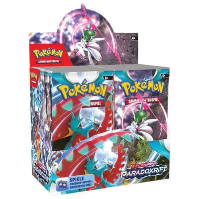 POKÉMON Sammelkarte Pokémon - Karmesin & Purpur - Paradoxrift - 36 x Boosterpackung, im original Display verpackt - deutsch